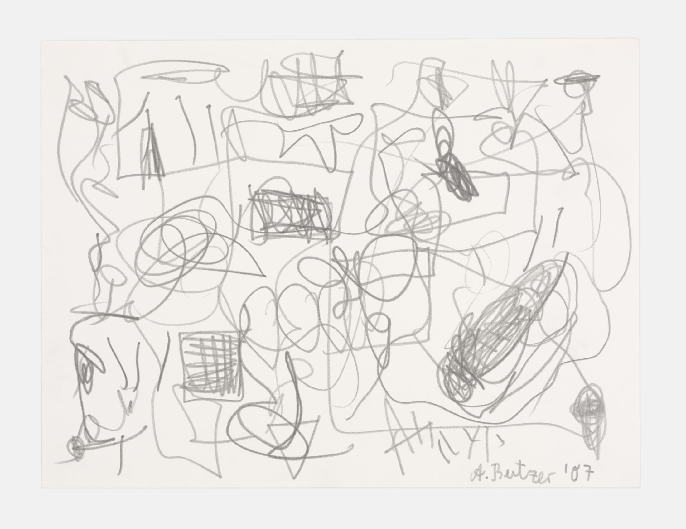 Exhibition View André Butzer Soloshow (view on Untitled, 2007) at Kirchgasse, Steckborn, 2019 / Courtesy: the artist and Kirchgasse