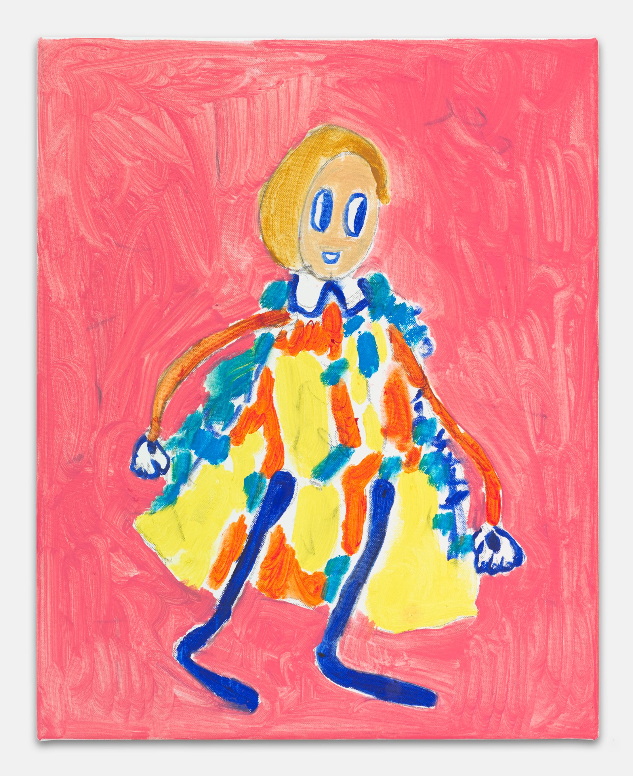 Exhibition View André Butzer Soloshow (view on Untitled, 2018) at Kirchgasse, Steckborn, 2019 / Courtesy: the artist and Kirchgasse