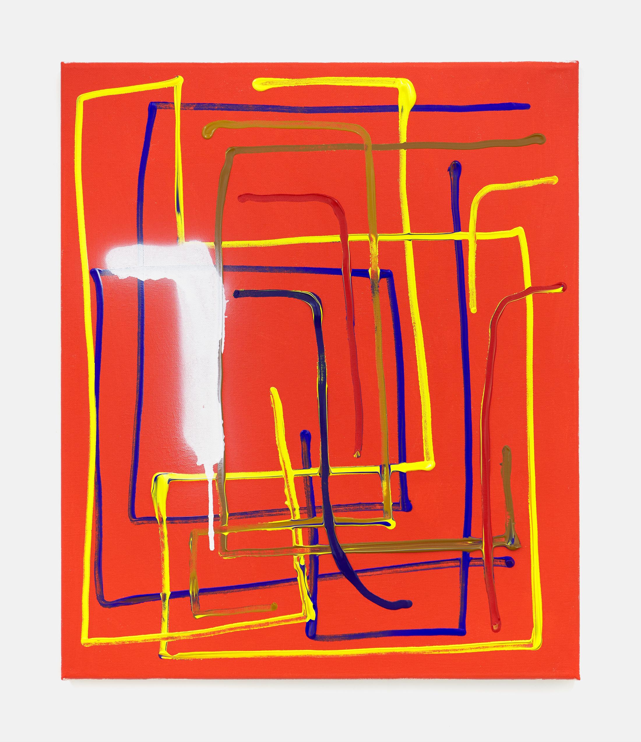 Exhibition View André Butzer Soloshow (view on Untitled, 2019) at Kirchgasse, Steckborn, 2019 / Courtesy: the artist and Kirchgasse