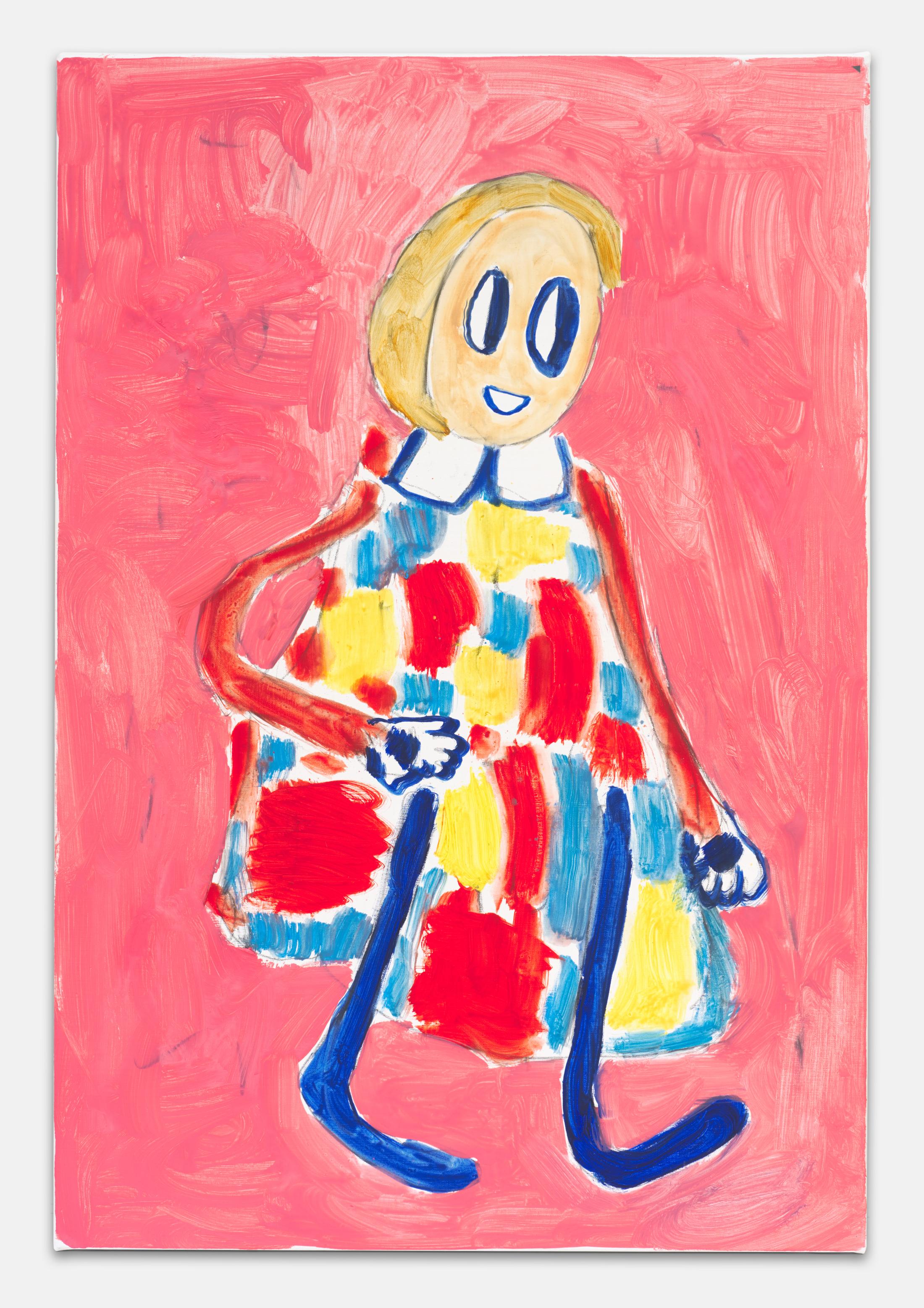 Exhibition View André Butzer Soloshow (view on Untitled, 2018) at Kirchgasse, Steckborn, 2019 / Courtesy: the artist and Kirchgasse