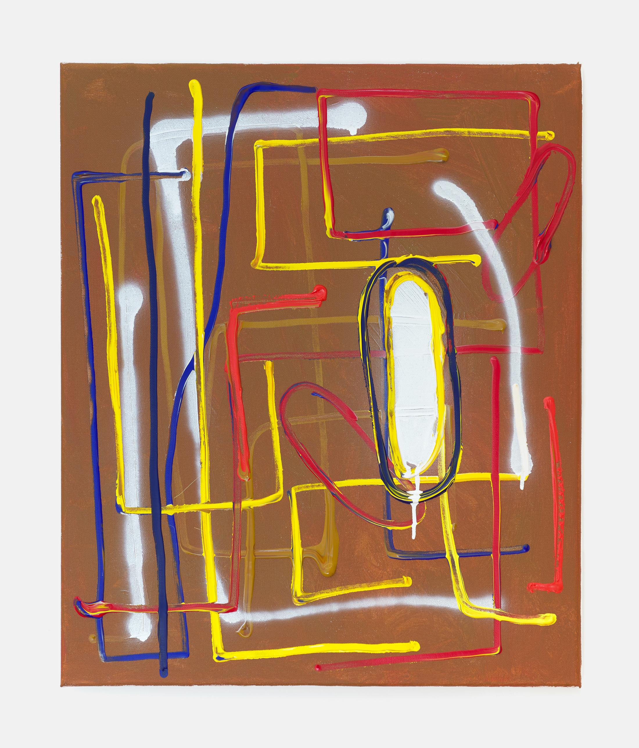 Exhibition View André Butzer Soloshow (view on Untitled, 2019) at Kirchgasse, Steckborn, 2019 / Courtesy: the artist and Kirchgasse