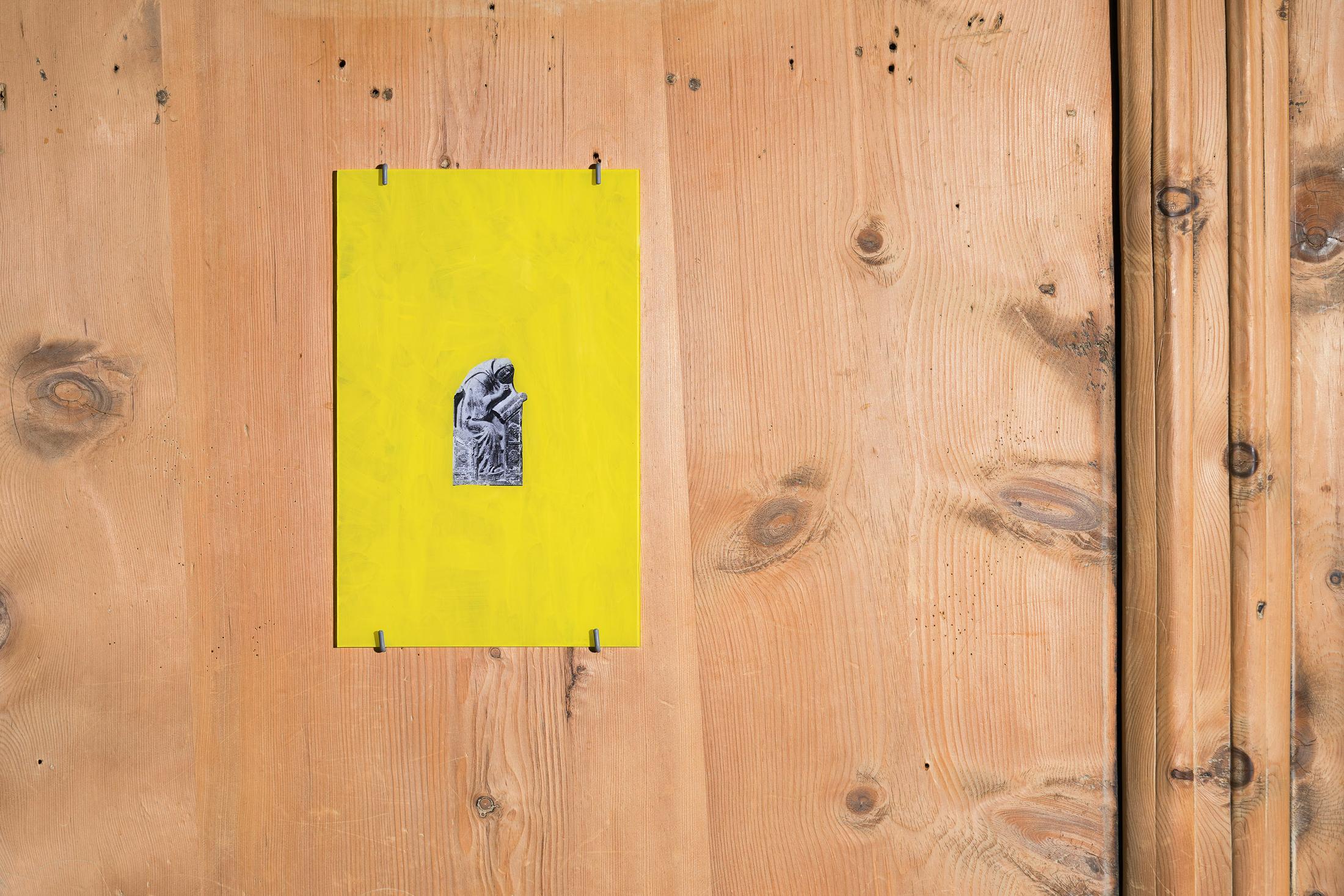 Installation View Andrea Büttner at Galerie Tschudi / Courtesy: Galerie Tschudi, Zuoz and the artist