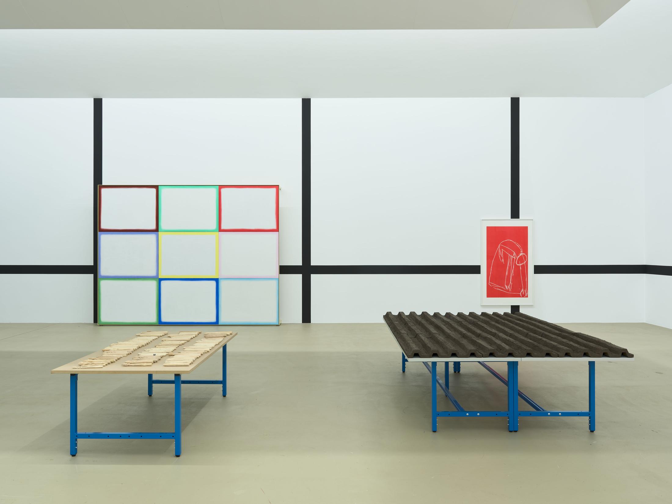 Exhibition View Andrea Büttner Solo Show «The Heart of Relations» at Kunstmuseum Basel, Basel, 2023 / Photo: Julian Salinas / Courtesy: the artist and ProLitteris, Zurich