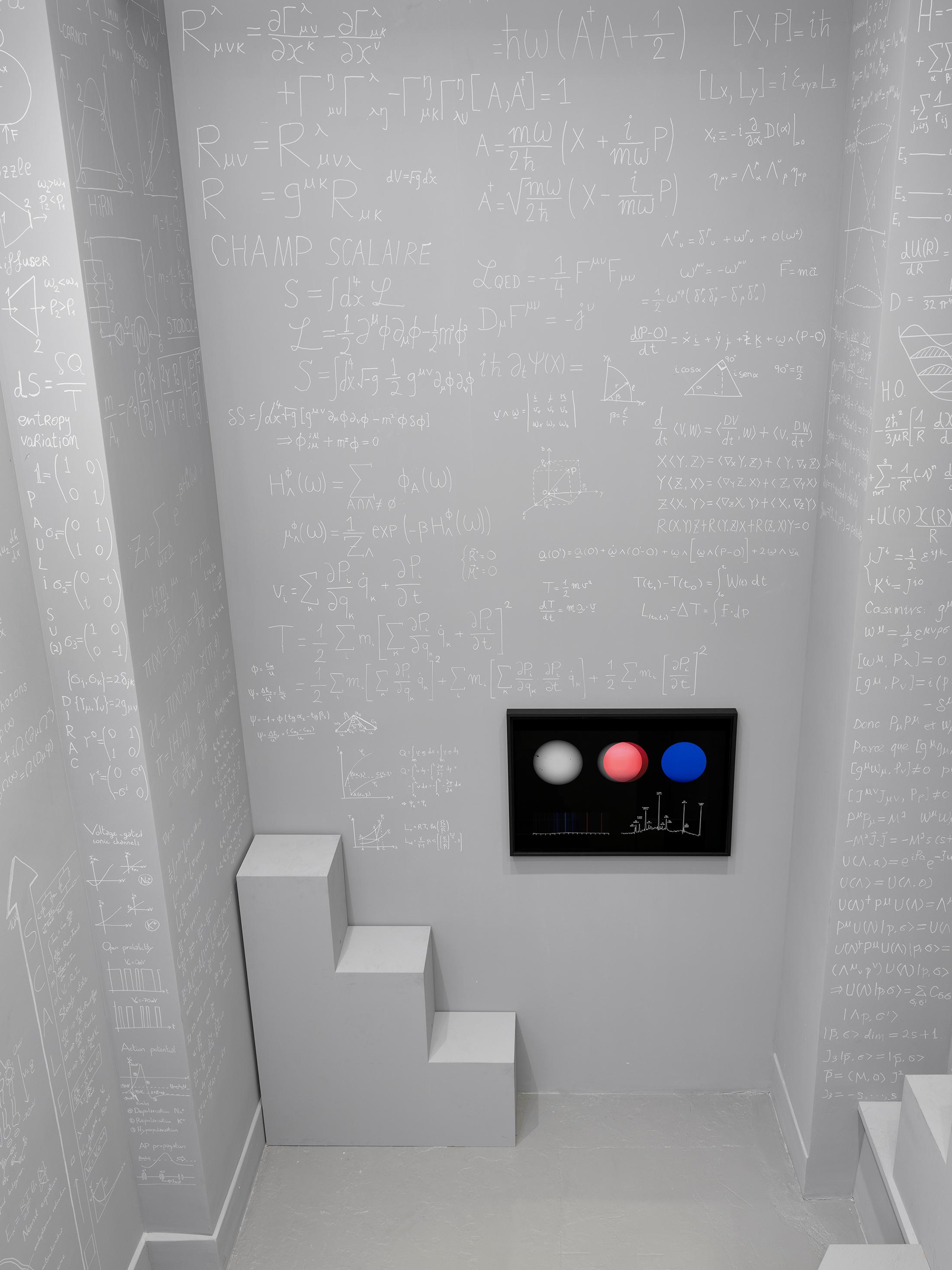 Exhibition View Andrea Galvani Soloshow «Elevation» at Fabienne Levy, Lausanne, 2019 / Photo: Julien Gremaud / Courtesy: the artist and Fabienne Levy