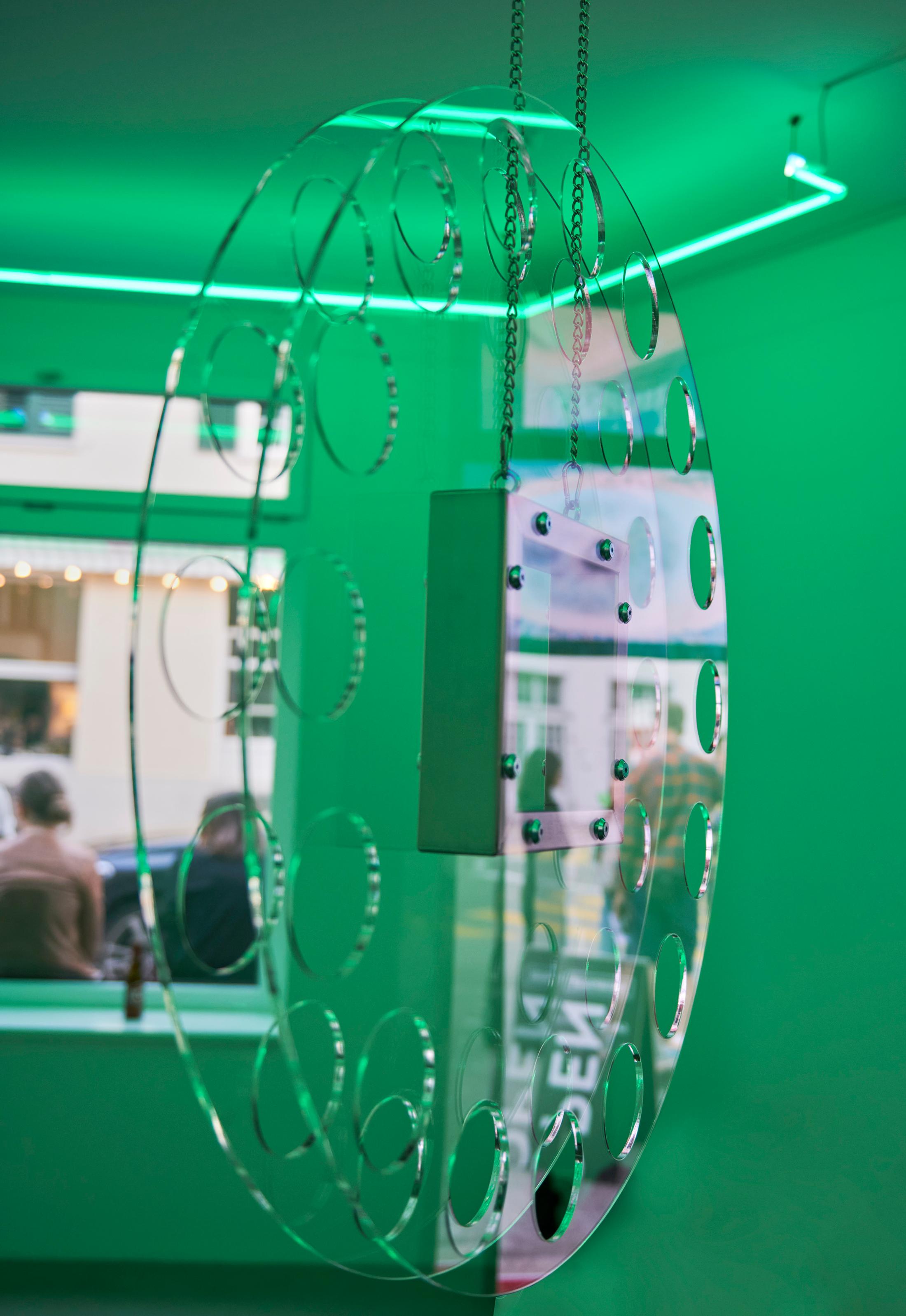 Exhibition View Anita Mucolli Solo Show «Limbo» at Kulturfolger, Zurich, 2023 / Photo: Anna Maysuk / Courtesy: the artist and Kulturfolger