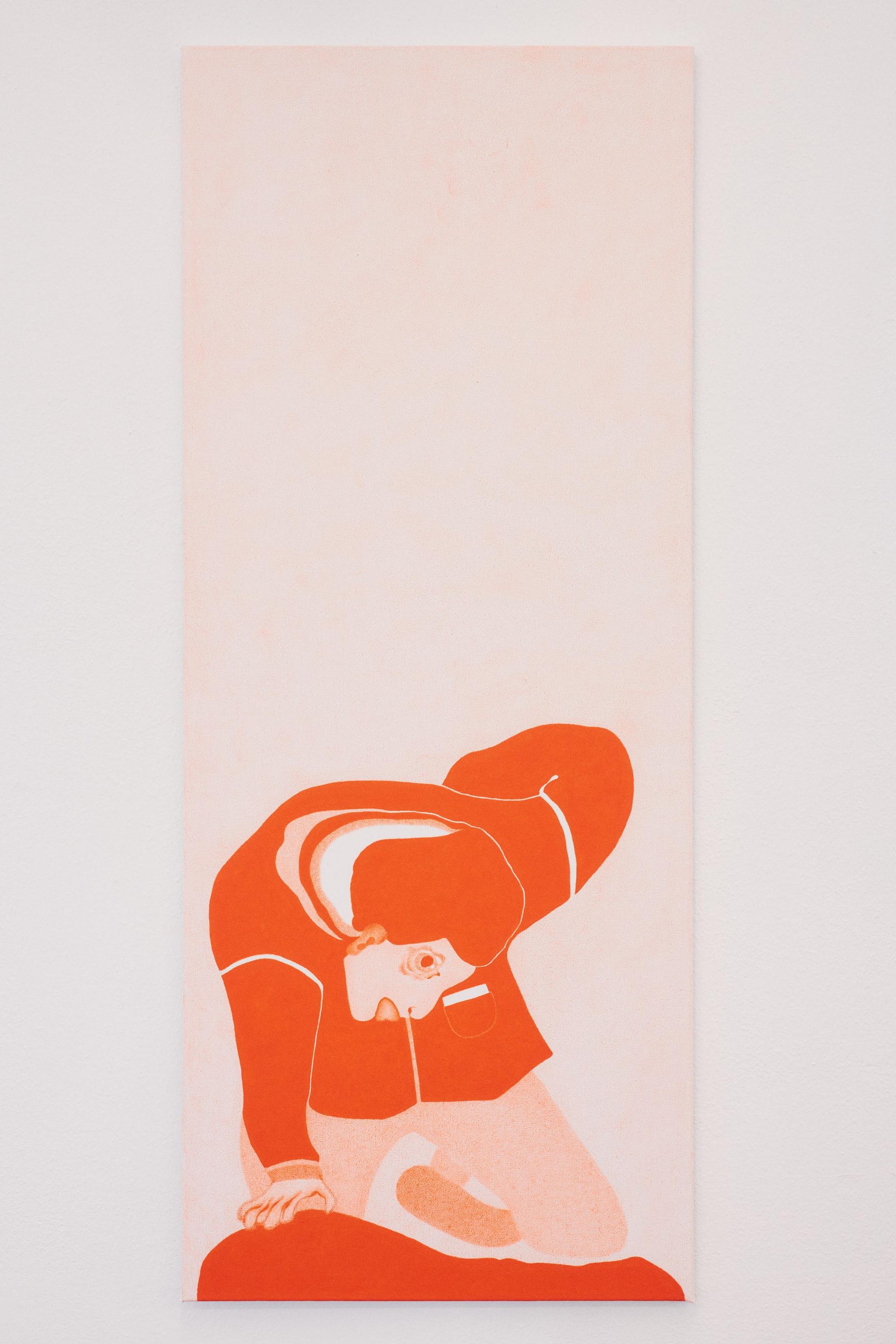 Exhibition View Anjesa Dellova Solo Show «Amers; view on Anjesa Dellova, Ah a a a, 2023» at Mayday, Basel, 2023 / Photo: Moritz Schermbach / Courtesy: the artist and Mayday