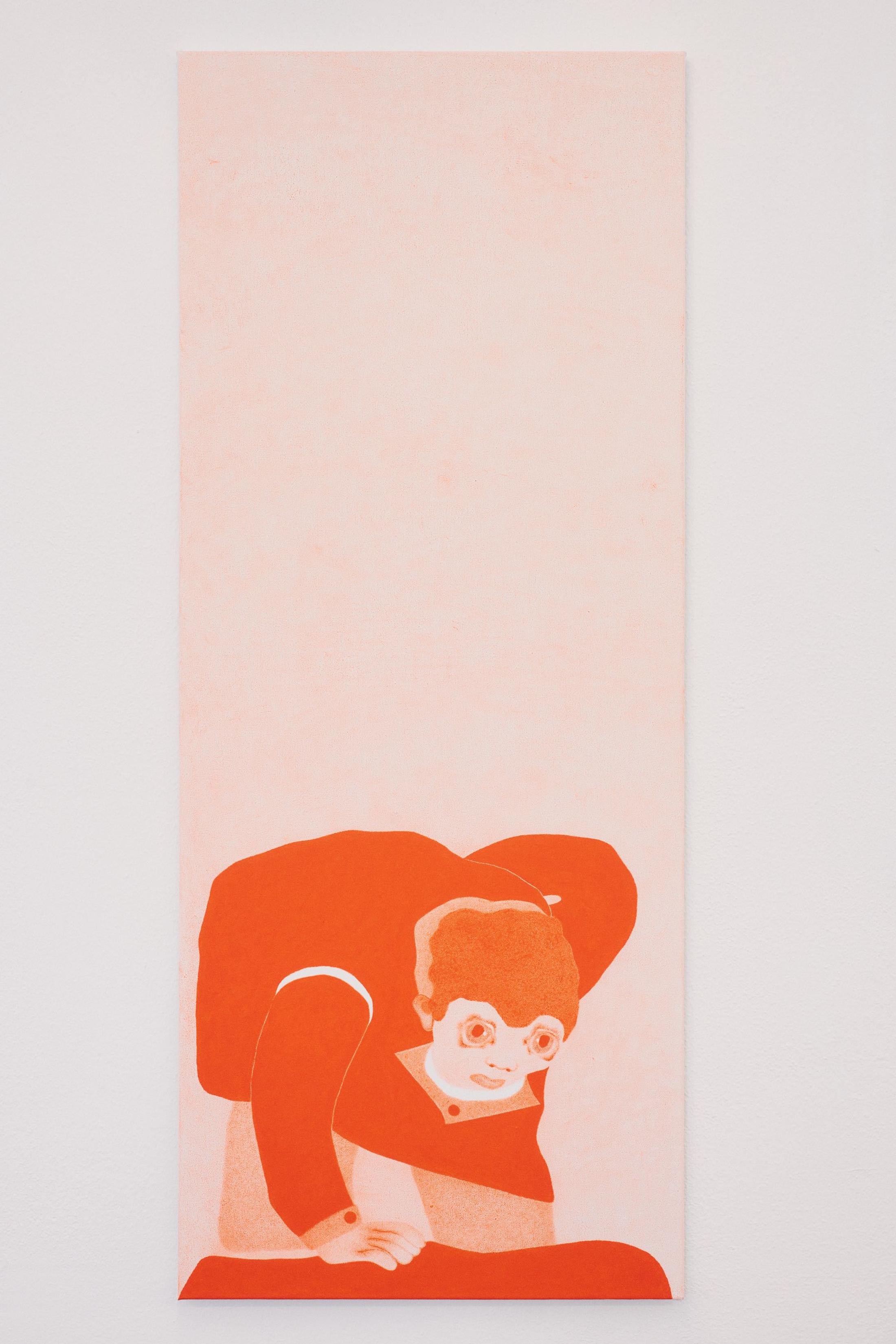 Exhibition View Anjesa Dellova Solo Show «Amers; view on Anjesa Dellova, Oh oh oh, 2023» at Mayday, Basel, 2023 / Photo: Moritz Schermbach / Courtesy: the artist and Mayday