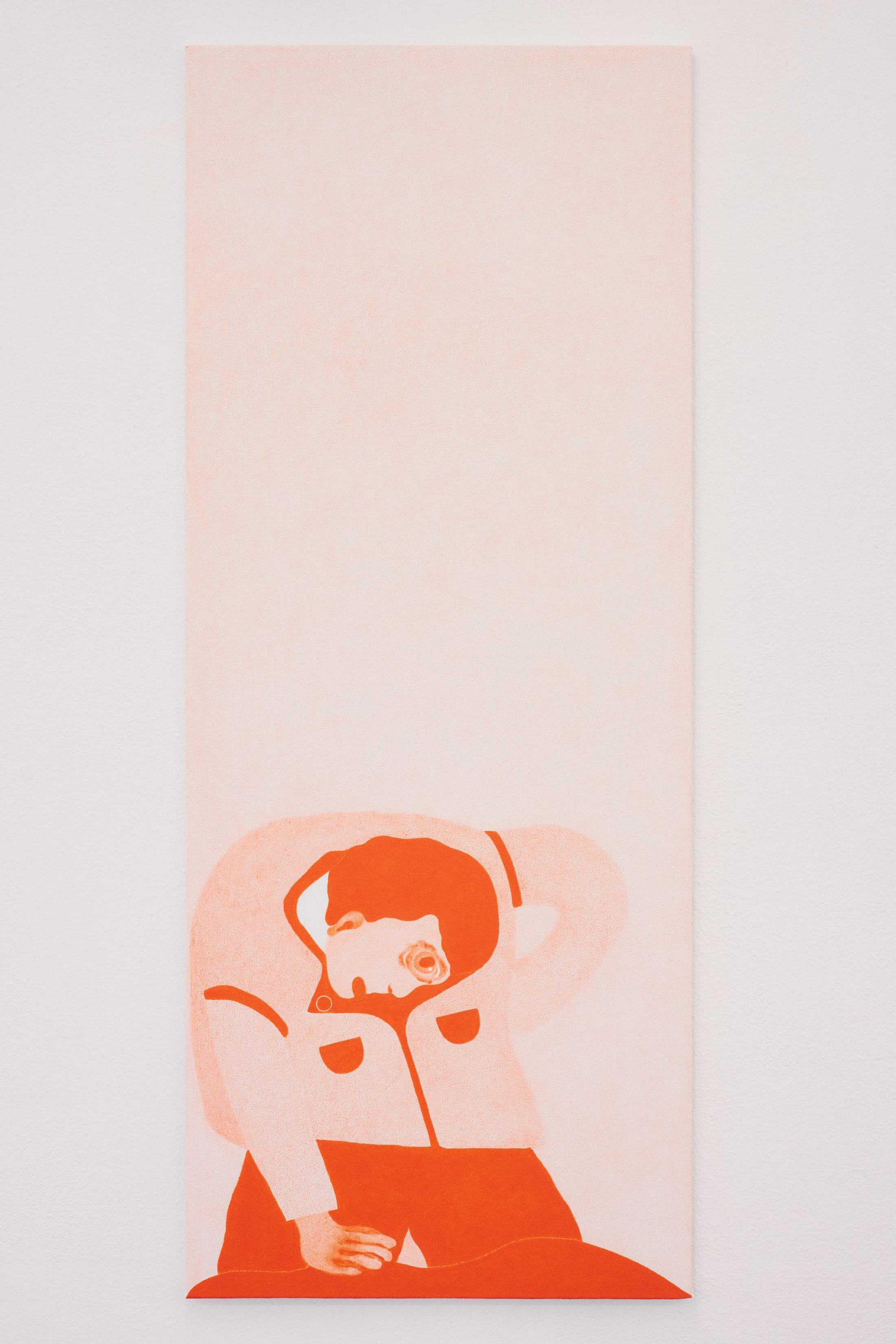 Exhibition View Anjesa Dellova Solo Show «Amers; view on Anjesa Dellova, Ah o o o, 2023» at Mayday, Basel, 2023 / Photo: Moritz Schermbach / Courtesy: the artist and Mayday