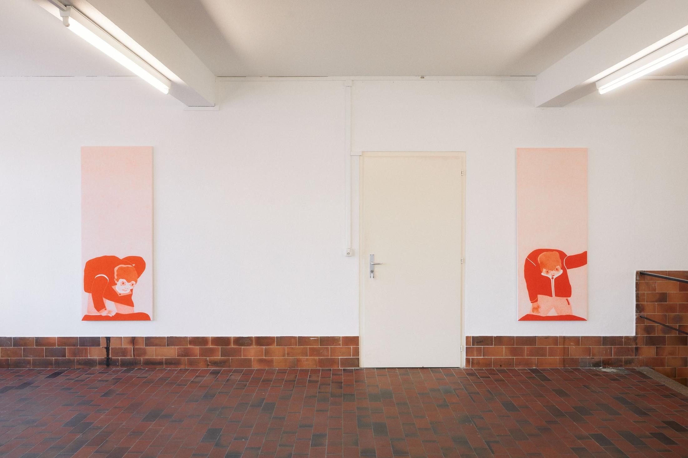 Exhibition View Anjesa Dellova Solo Show «Amers» at Mayday, Basel, 2023 / Photo: Moritz Schermbach / Courtesy: the artist and Mayday