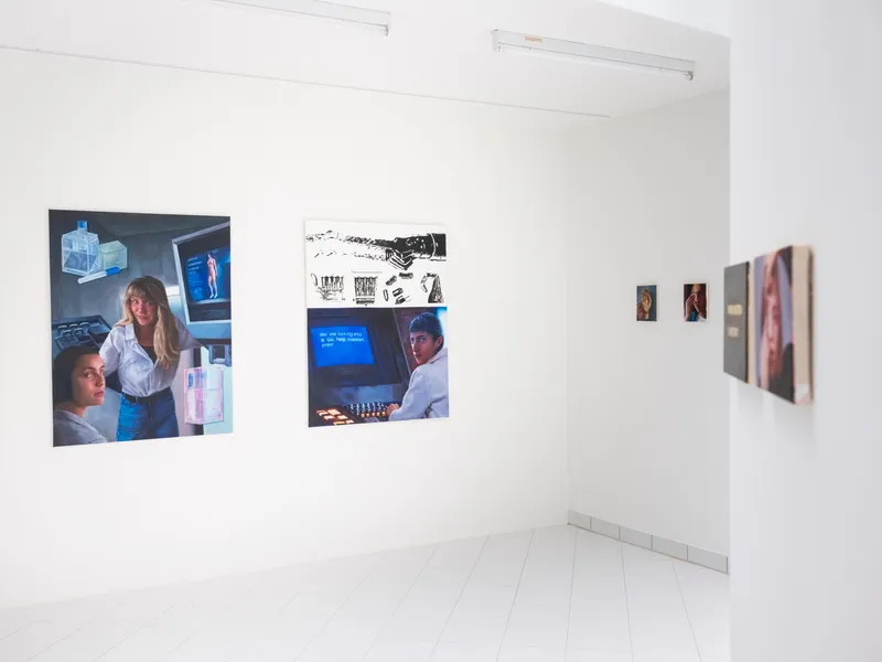 Exhibition View Annabelle Agbo Godeau Solo Show «Die eiserne Hand» at A. Romy Gallery, Zurich, 2021 / Photo: Philip Frowein / Courtesy: the artist and A. Romy Gallery