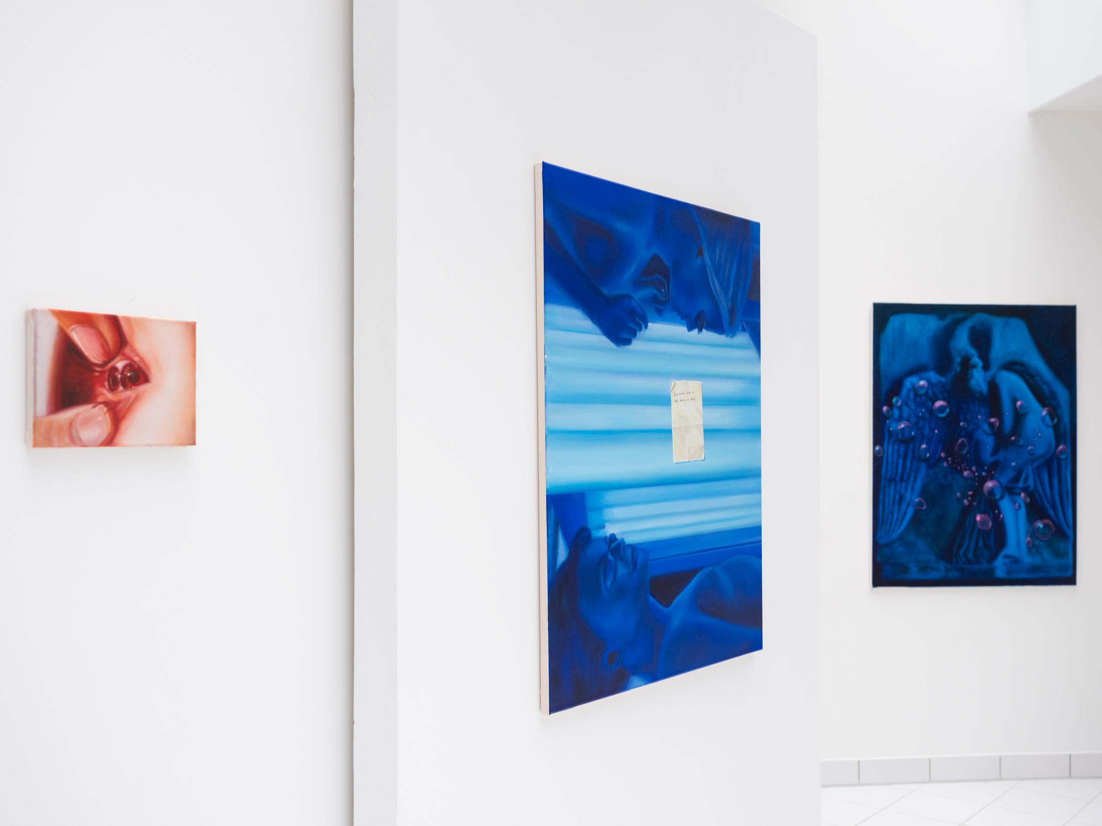 Exhibition View Annabelle Agbo Godeau Solo Show «Die eiserne Hand» at A. Romy Gallery, Zurich, 2021 / Photo: Philip Frowein / Courtesy: the artist and A. Romy Gallery