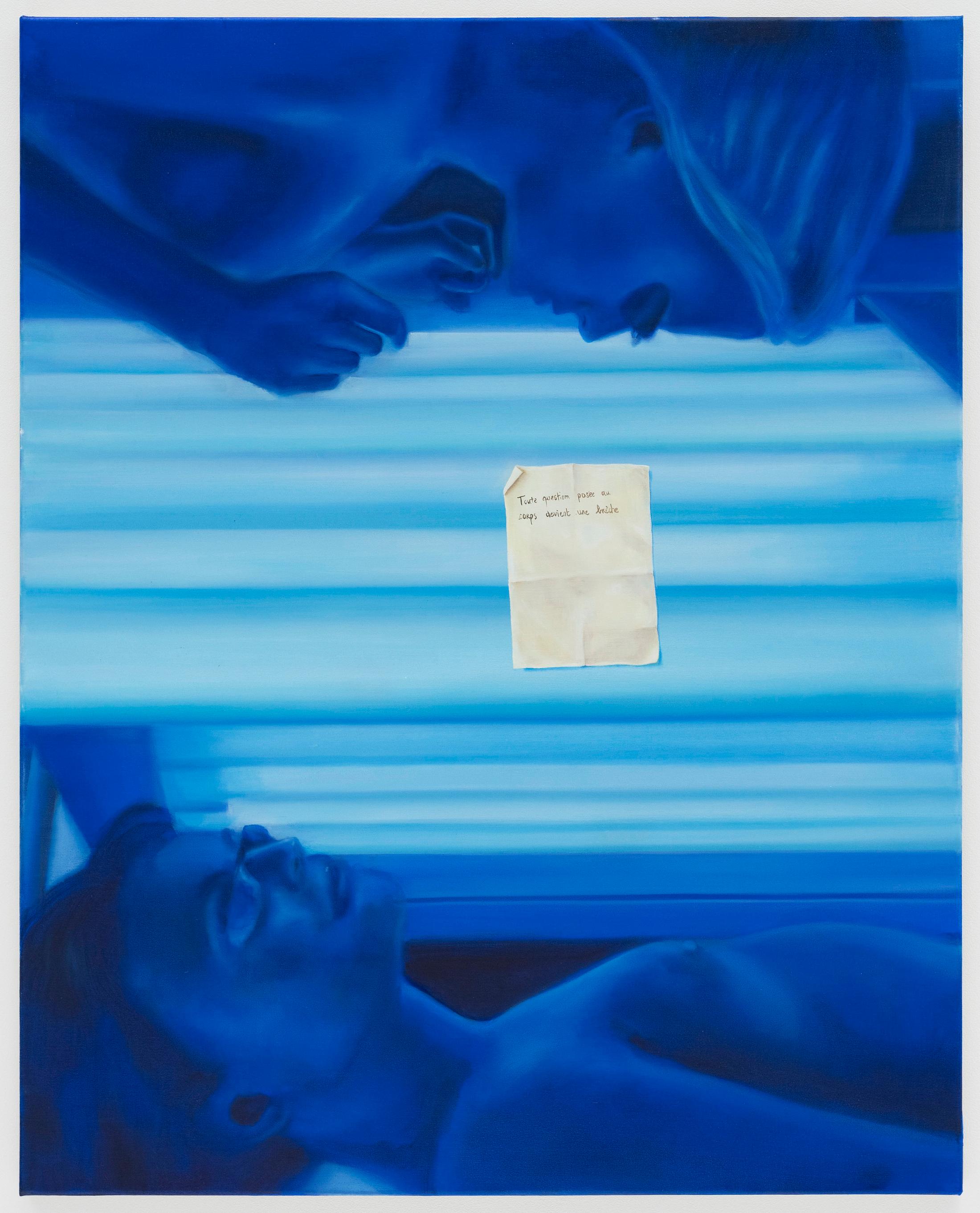 Exhibition View Annabelle Agbo Godeau Solo Show «Die eiserne Hand; view on Annabelle Agbo Godeau, Destination finale, 2021» at A. Romy Gallery, Zurich, 2021 / Photo: Philip Frowein / Courtesy: the artist and A. Romy