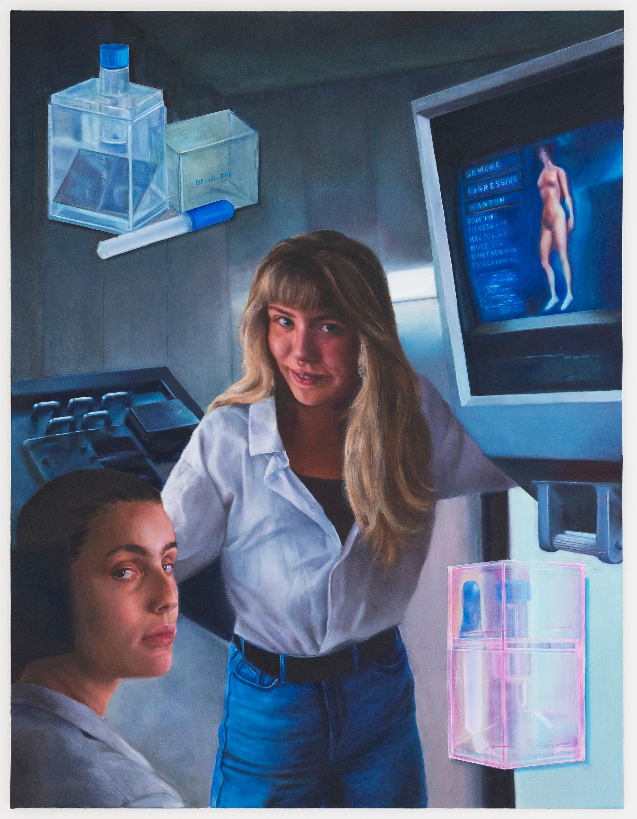 Exhibition View Annabelle Agbo Godeau Solo Show «Die eiserne Hand; view on Annabelle Agbo Godeau, How do you want her?, 2021» at A. Romy Gallery, Zurich, 2021 / Photo: Philip Frowein / Courtesy: the artist and A. Romy