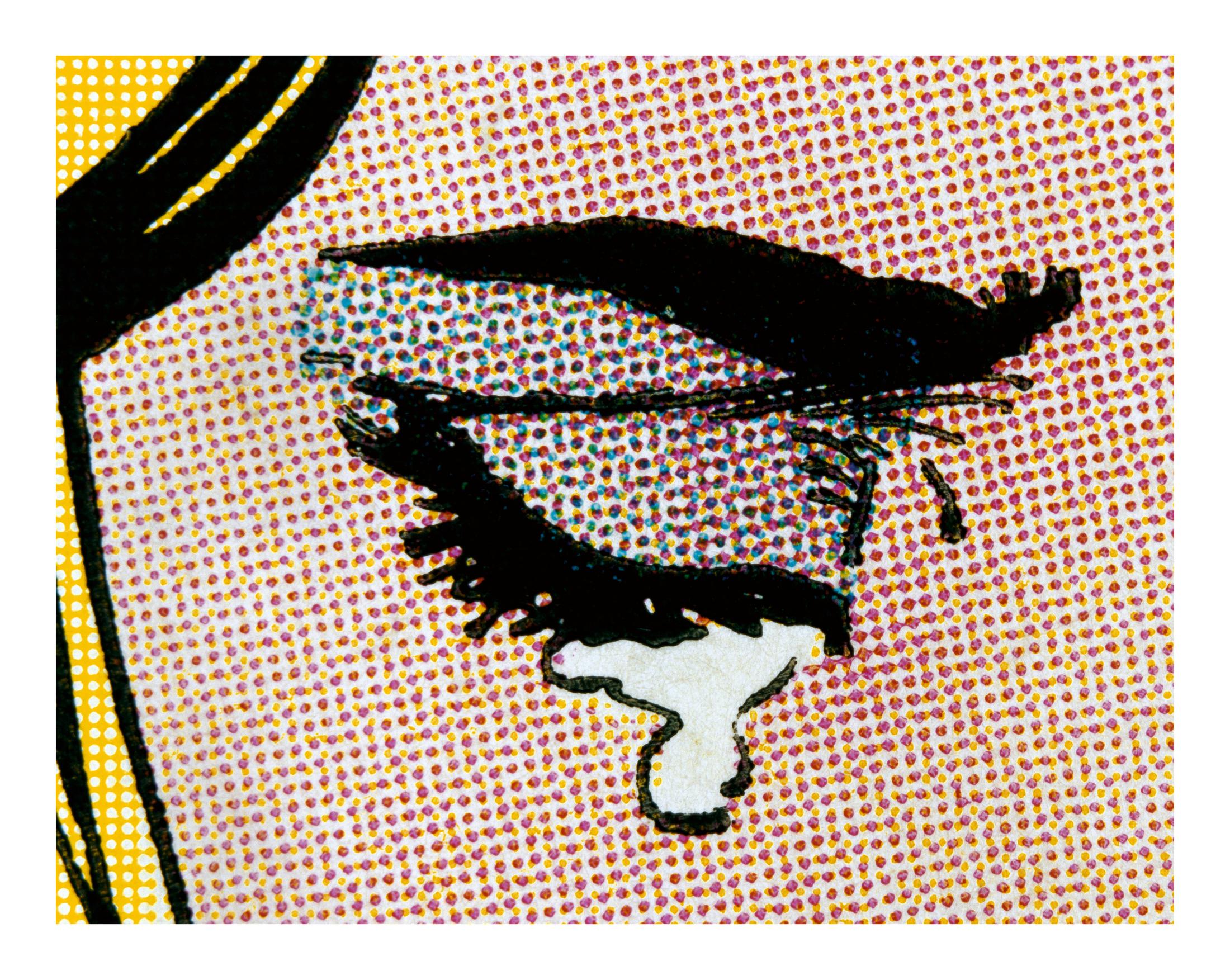 Anne Collier, Woman Crying (Comic) #4, from the series Women Crying, 2018 at Fotomuseum Winterthur, 2019 / © Anne Collier / Courtesy of the artist; Anton Kern Gallery, New York; Galerie Neu, Berlin; and The Modern Institute/Toby Webster Ltd., Glasgow