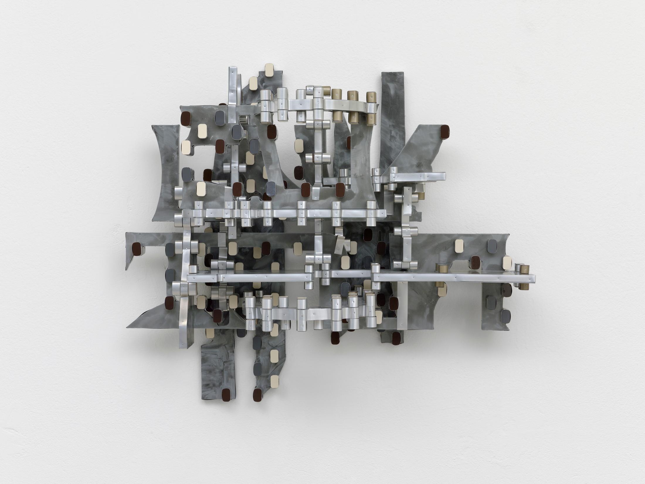 Exhibition View Anne Libby Soloshow «Form Constant ; view on Aura Path, 2019» at Ribordy Thetaz, Geneva, 2019 / Photo: Annik Wetter / Courtesy: the artist and Ribordy Thetaz