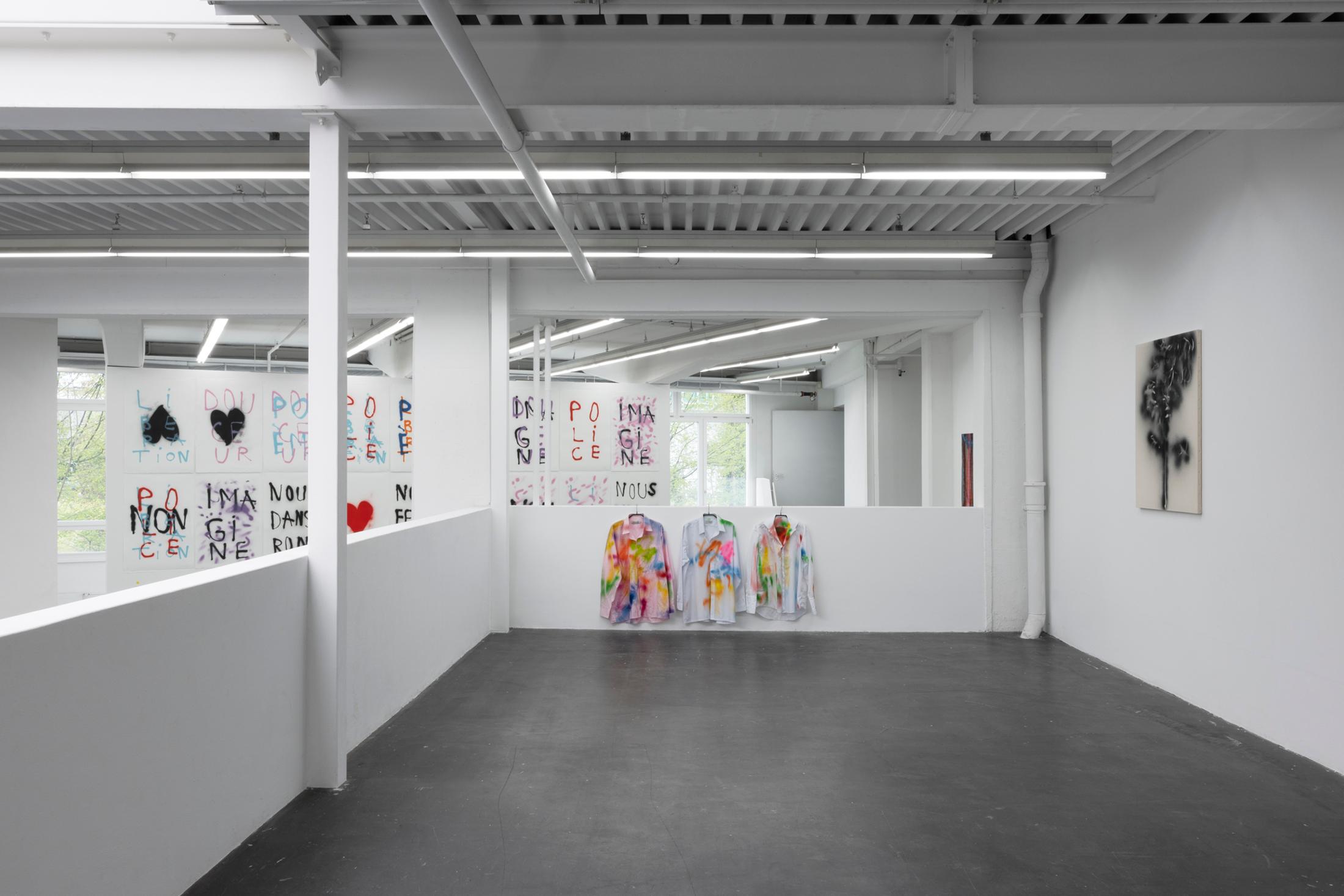 Exhibition View Anne-Lise Coste Solo Show «Poem Police» at Kunsthaus Baselland, Baselland, 2022 / Photo: Gina Folly / Courtesy: the artist and Galerie Elisabeth & Reinhard Hauff