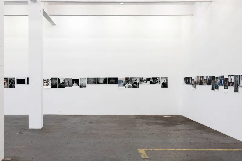 Exhibition View Ari Marcopoulos Solo Show «Upstream» at Kunsthalle Sankt Gallen, St. Gallen, 2022 / Photo: Sebastian Schaub / Courtesy: the artist and Kunsthalle Sankt Gallen