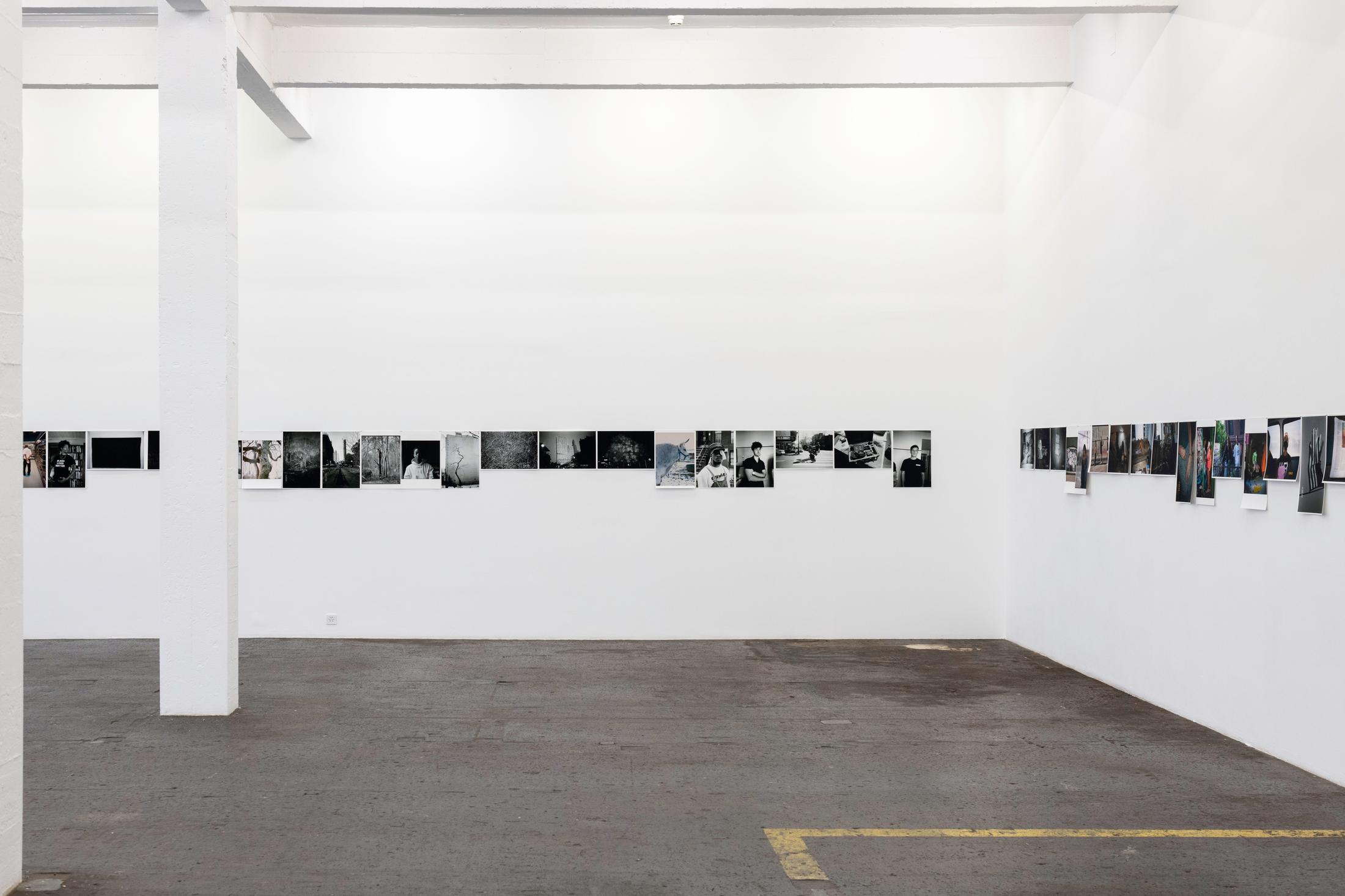 Exhibition View Ari Marcopoulos Solo Show «Upstream» at Kunsthalle Sankt Gallen, St. Gallen, 2022 / Photo: Sebastian Schaub / Courtesy: the artist and Kunsthalle Sankt Gallen