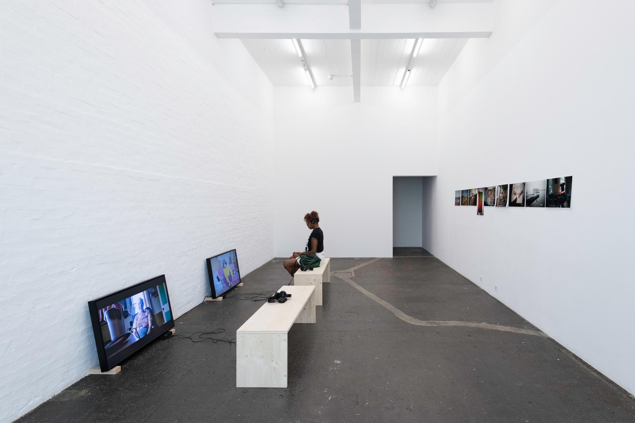 Exhibition View Ari Marcopoulos Solo Show «Upstream» at Kunsthalle Sankt Gallen, St. Gallen, 2022 / Photo: Sebastian Schaub / Courtesy: the artist and Kunsthalle Sankt Gallen