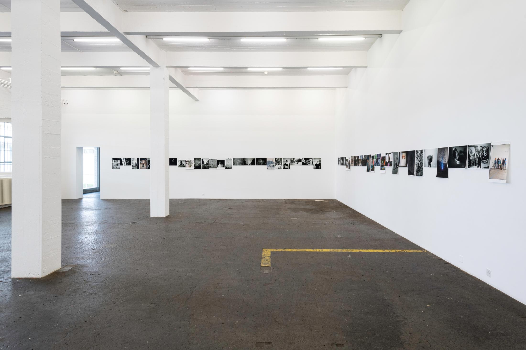 Exhibition View Ari Marcopoulos Solo Show «Upstream» at Kunsthalle Sankt Gallen, St. Gallen, 2022 / Photo: Sebastian Schaub / Courtesy: the artist and Kunsthalle Sankt Gallen