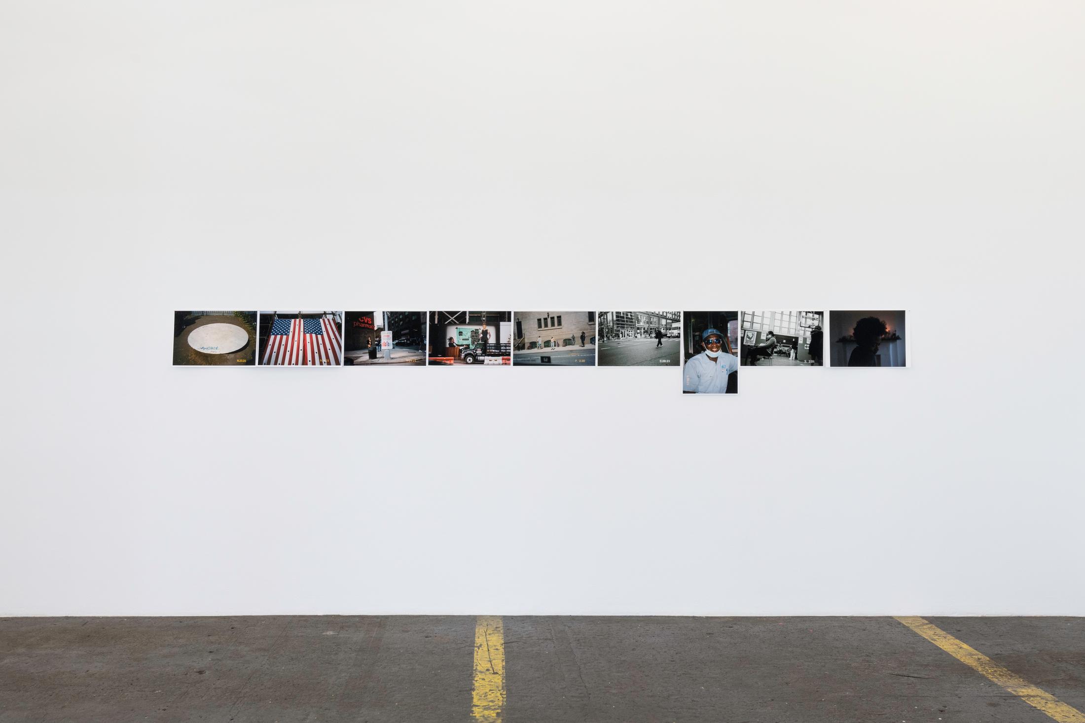 Exhibition View Ari Marcopoulos Solo Show «Upstream» at Kunsthalle Sankt Gallen, St. Gallen, 2022 / Photo: Sebastian Schaub / Courtesy: the artist and Kunsthalle Sankt Gallen