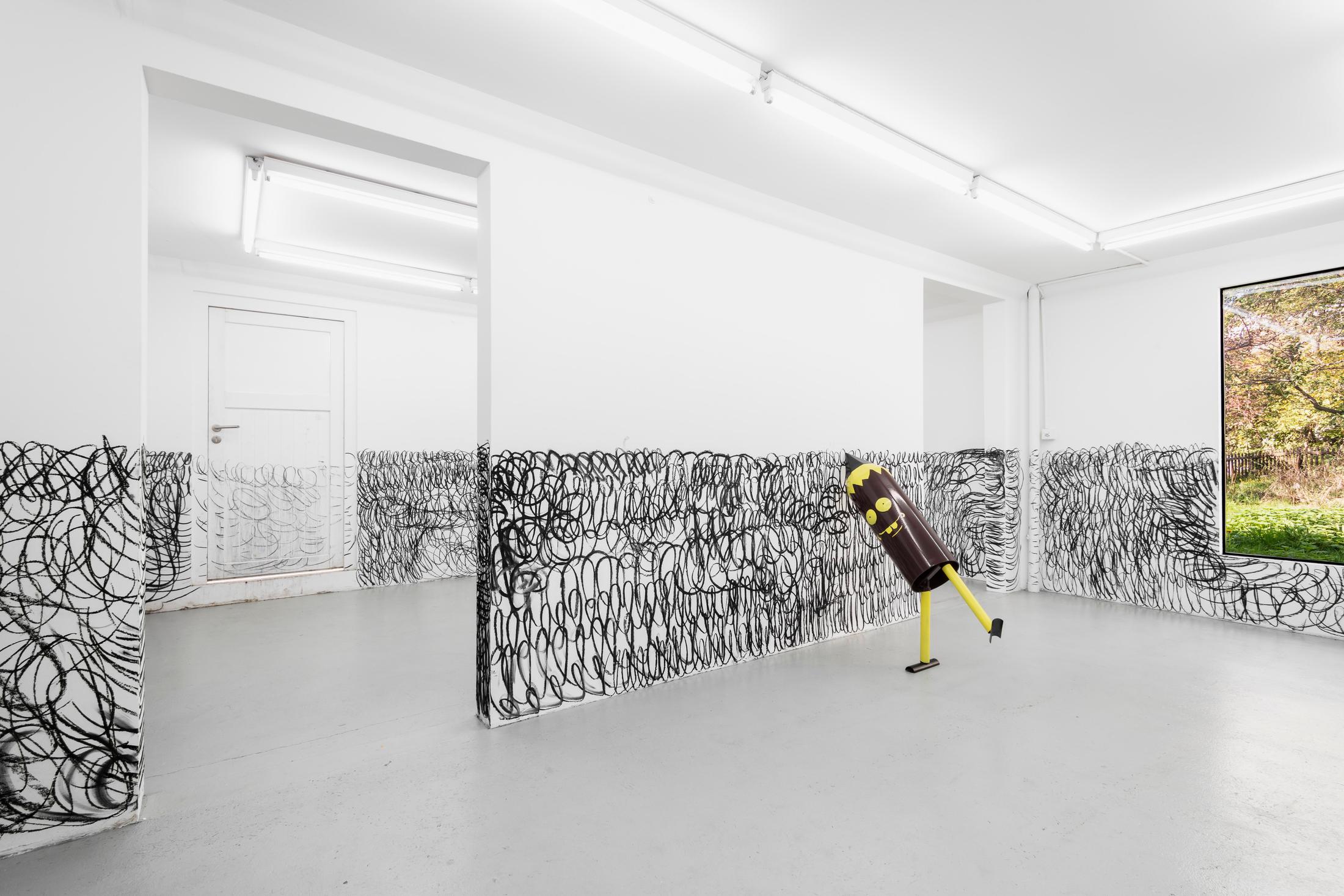 Exhibition View Armen Eloyan Soloshow «ARMEN ELOYAN» at SALTS, Birsfelden, Basel, 2019 / Photo: Gunnar Meier / Courtesy: the artist and SALTS