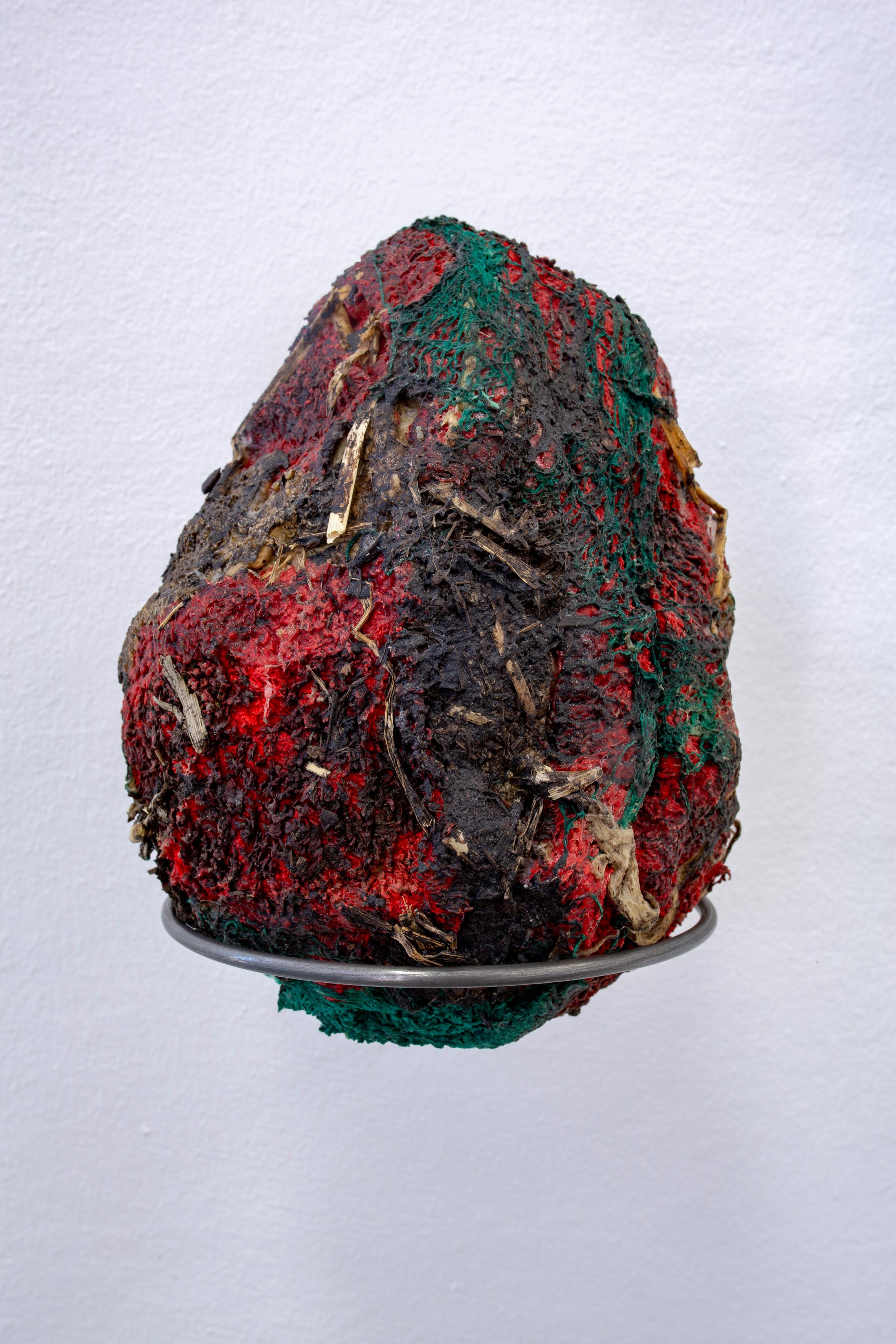 Exhibition View Groupshow «Art Basel Bern – Booth A1; view on Pedro Wirz, Ovo por Olho, 2017» at Ballostar Mobile, Bern, 2019 / Courtesy: the artist and Ballostar Mobile