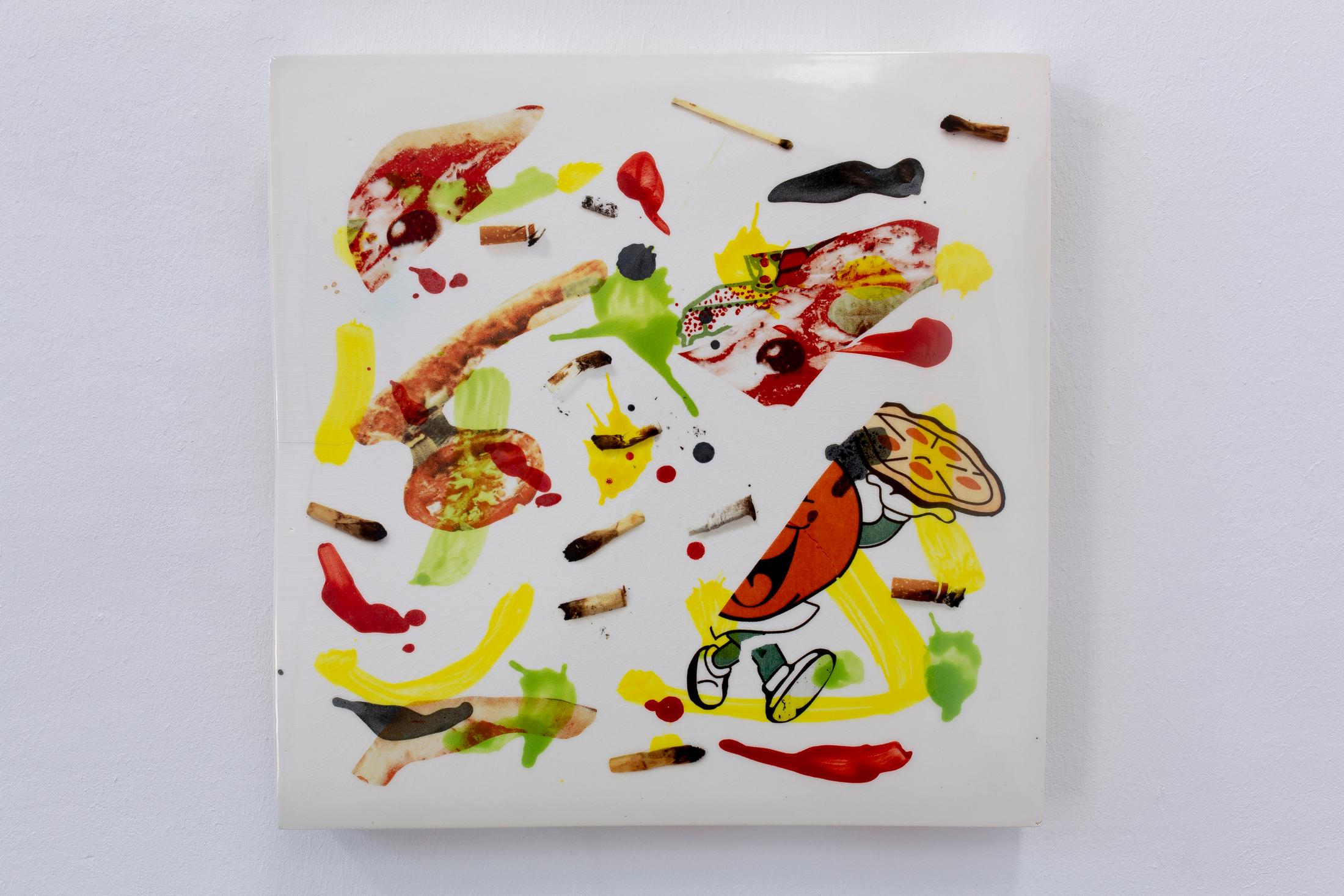 Exhibition View Groupshow «Art Basel Bern – Booth A1; view on Aubry / Broquard, Agglo box, 2016 (detail)» at Ballostar Mobile, Bern, 2019 / Courtesy: the artist and Ballostar Mobile