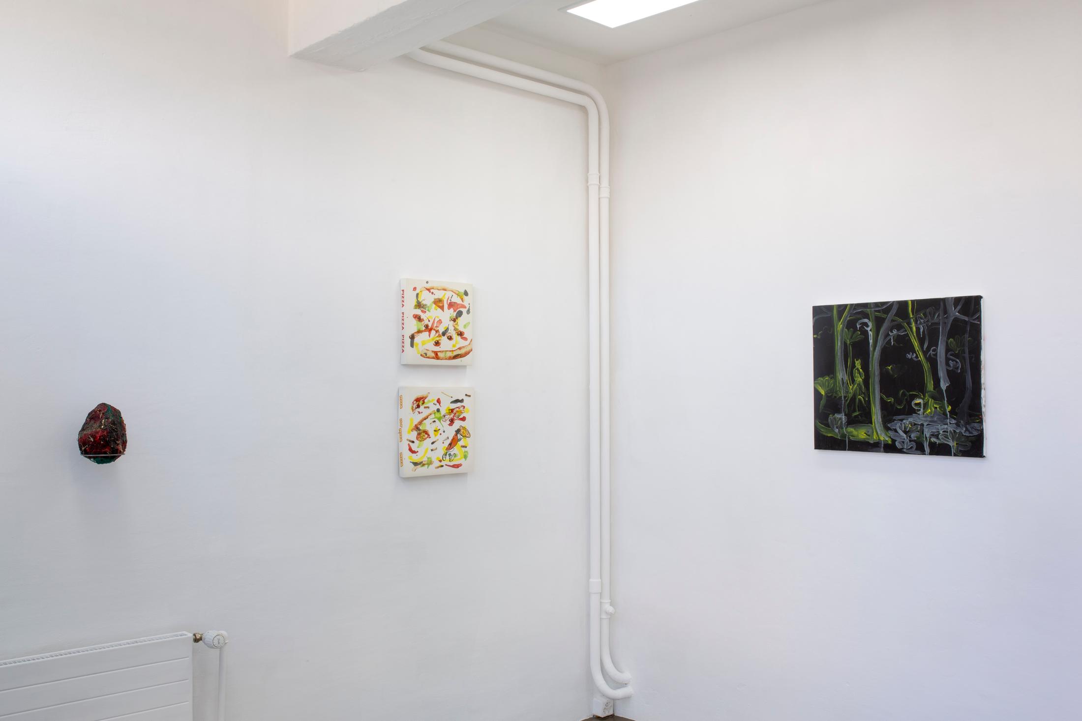 Exhibition View Groupshow «Art Basel Bern – Booth A1» at Ballostar Mobile, Bern, 2019 / Courtesy: the artist and Ballostar Mobile