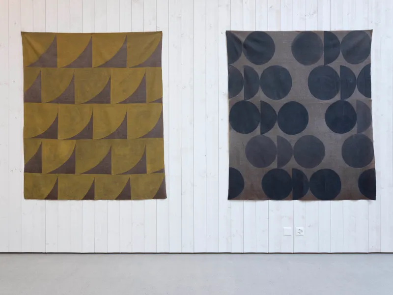 Exhibition View Athene Galiciadis «Spiraling Shifts» at Nidwaldner Museum, Stans, 2019 / Photo: Christian Hartmann / Courtesy: the artist and Nidwaldner Kunstmuseum