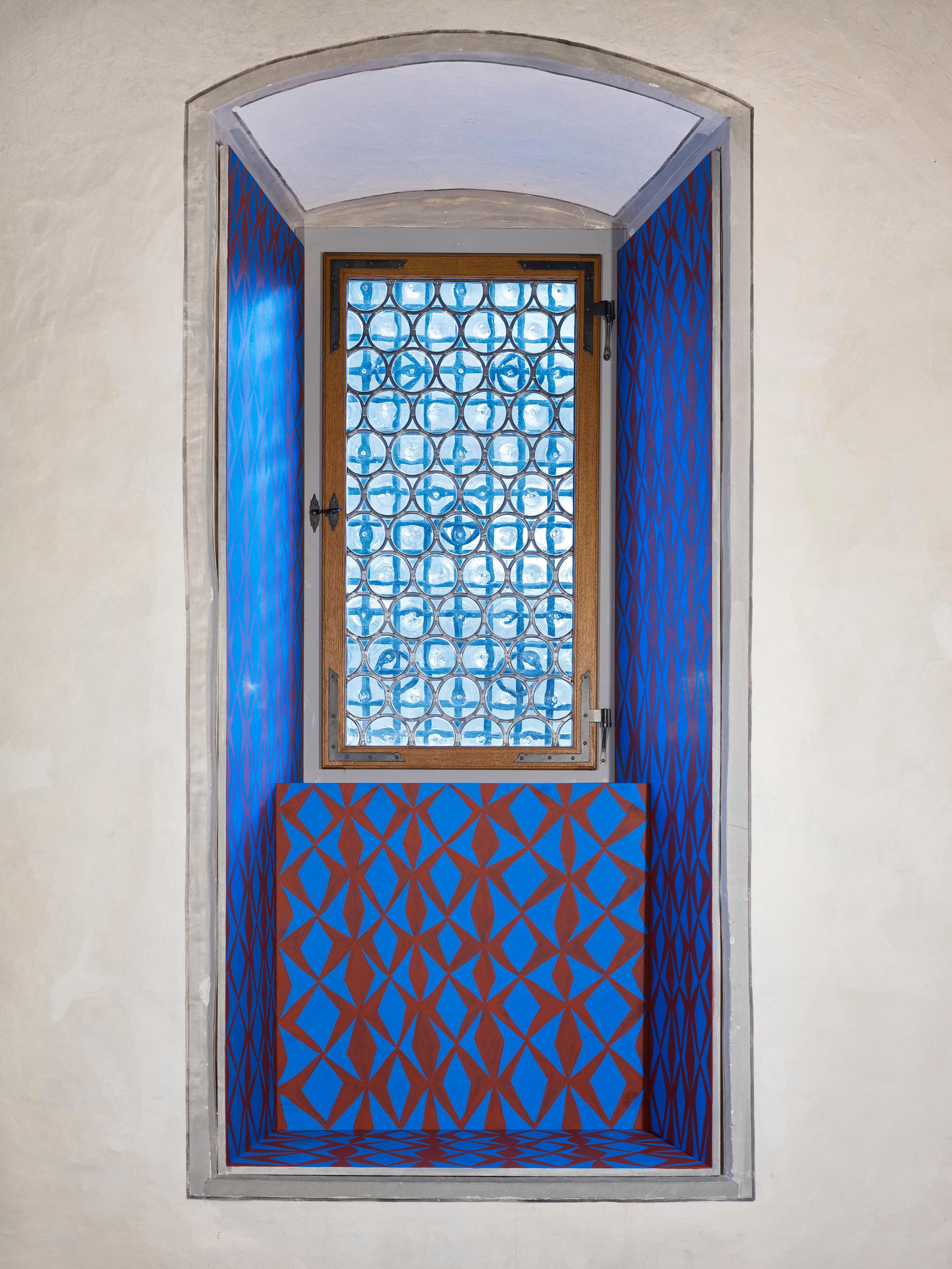 Exhibition View Athene Galiciadis «Spiraling Shifts» at Nidwaldner Museum, Stans, 2019 / Photo: Christian Hartmann / Courtesy: the artist and Nidwaldner Kunstmuseum