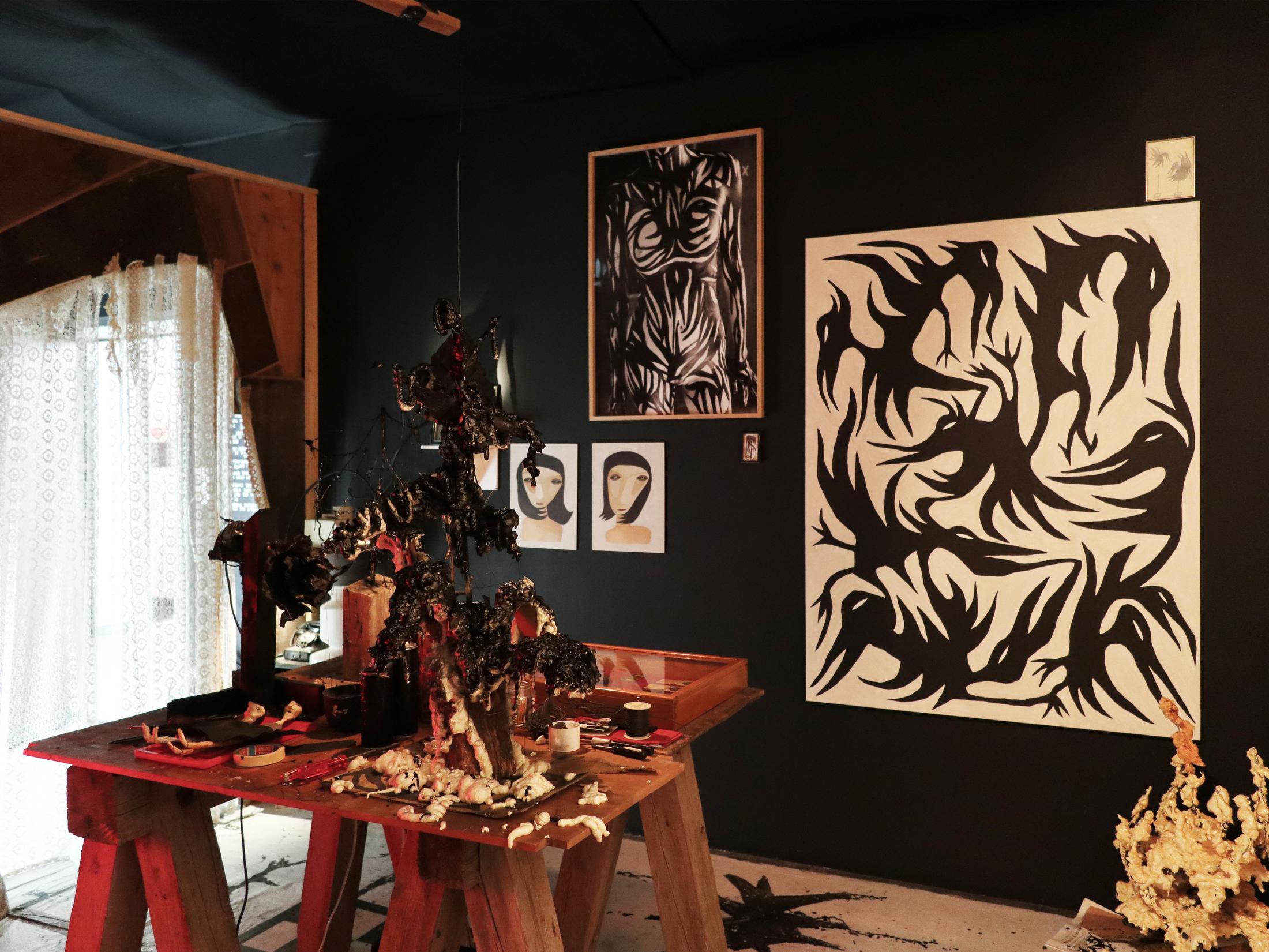 Installation View Augustin Rebetez «Atelier» at Galerie Nicola von Senger, 2018 / Courtesy: the artist and Galerie Nicola von Senger