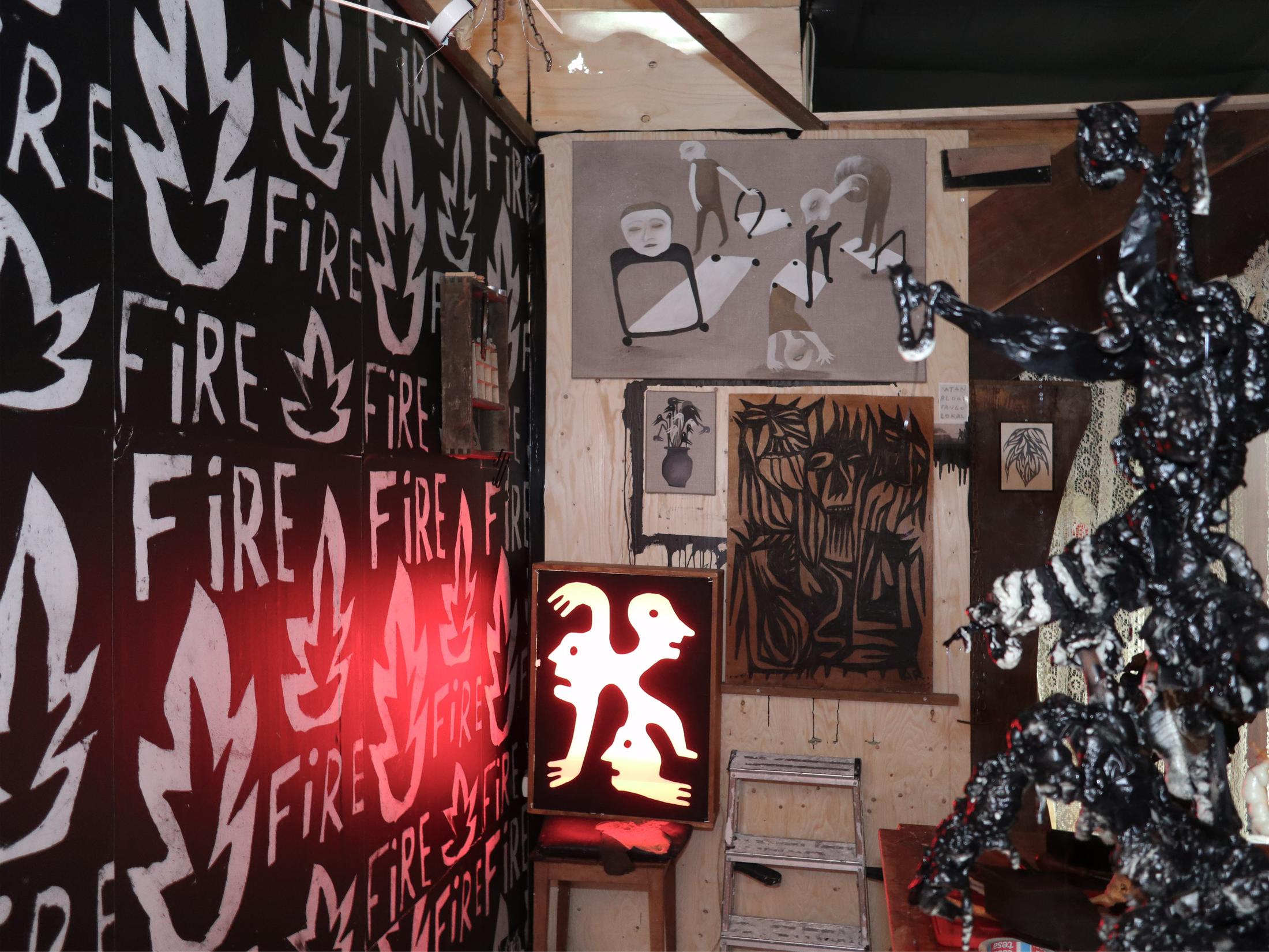 Installation View Augustin Rebetez «Atelier» at Galerie Nicola von Senger, 2018 / Courtesy: the artist and Galerie Nicola von Senger