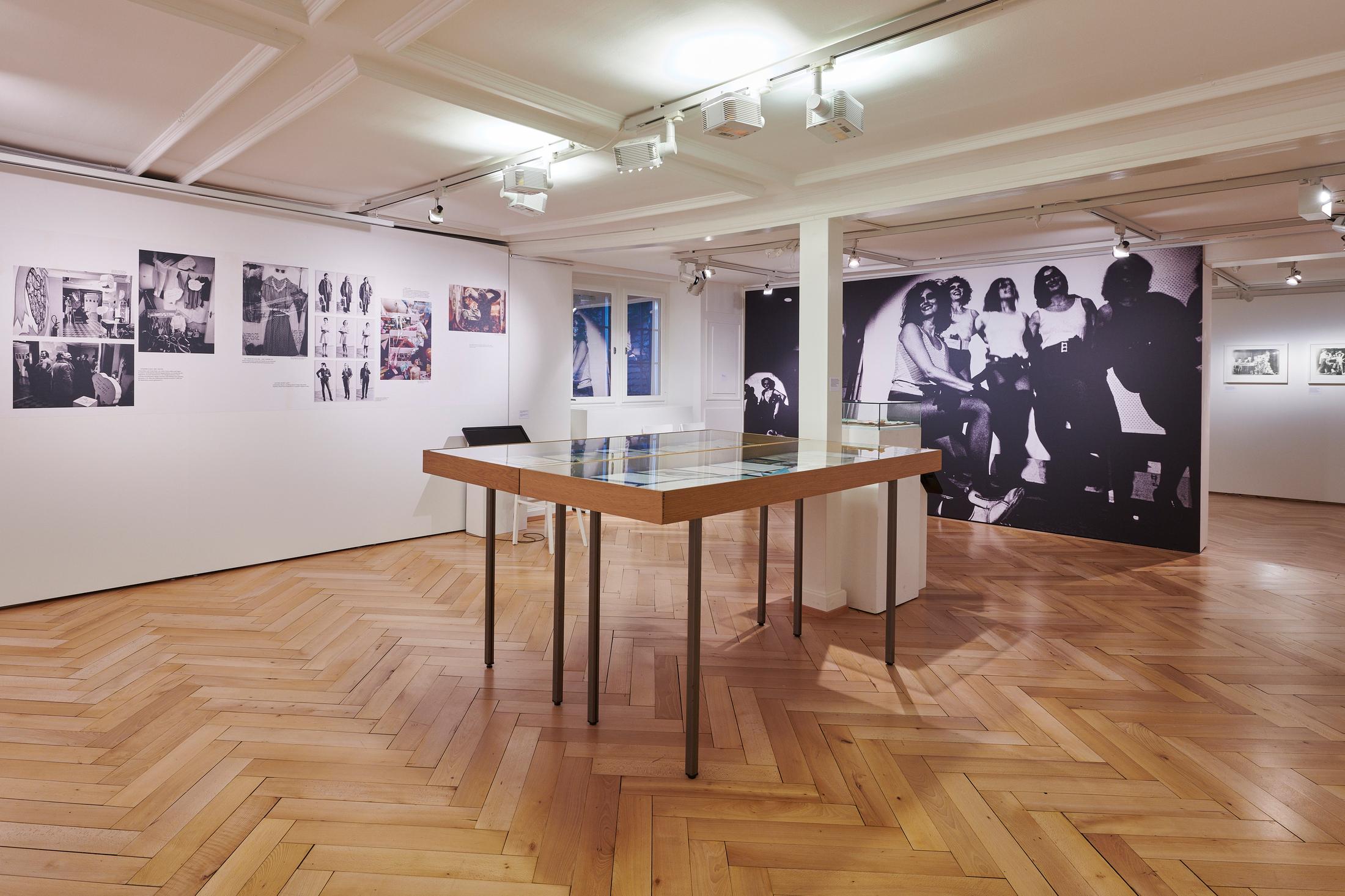 Exhibition View Groupshow «Ausbruch & Rausch, Zurich 1975-1980, Women Art Punk» at Strauhof, Zurich, 2020 / Photo: Zeljko Gataric