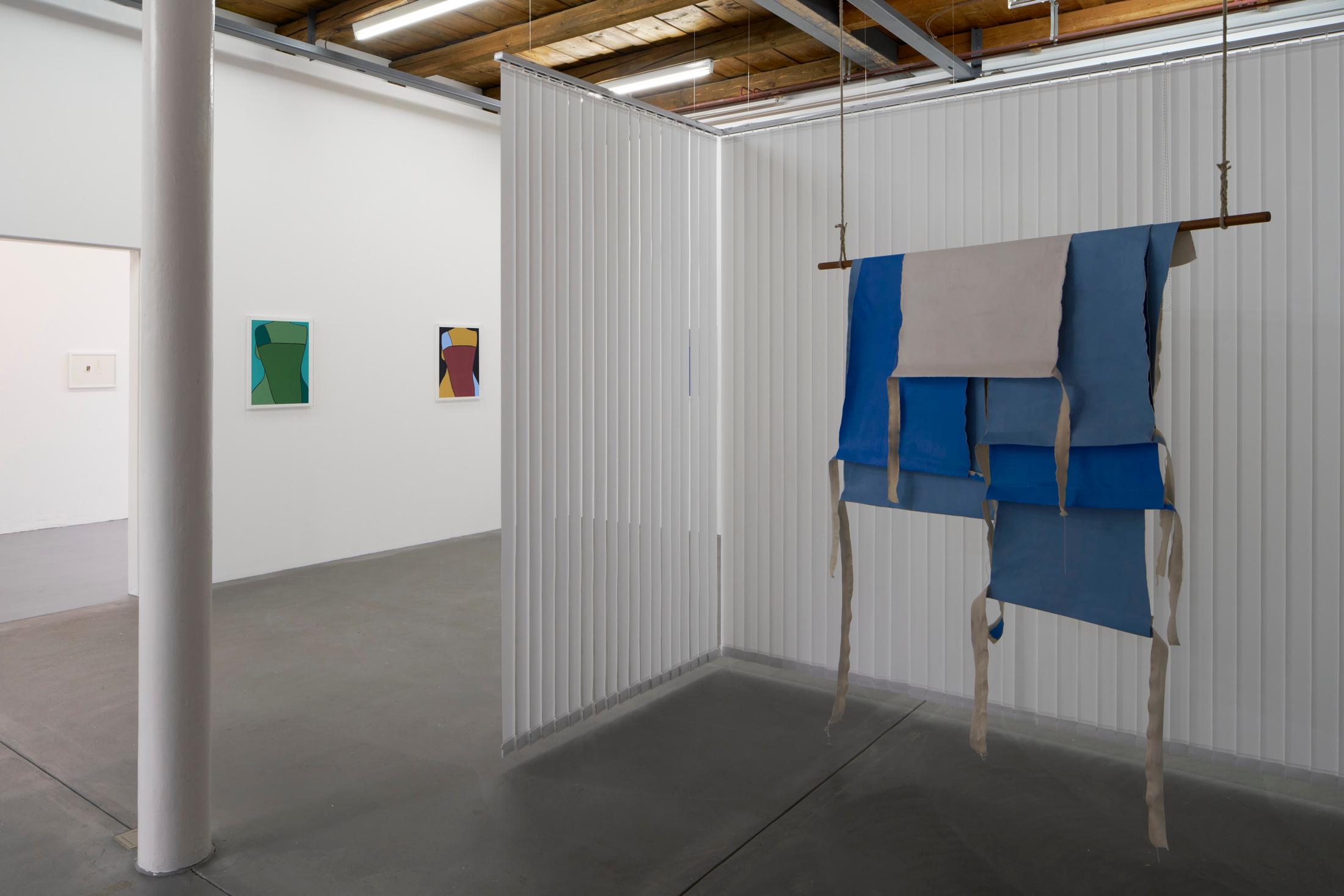 Exhibition View Duo Show Azize Ferizi and Jeremy «Spring / Summer 25» at Kunsthalle Friart, Fribourg, 2025 / Photo: Guillaume Python / Courtesy: the artists and Kunsthalle Friart Fribourg