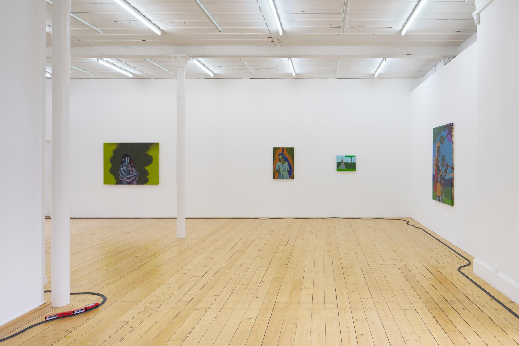 Exhibition View Duo Show Azize Ferizi and Jeremy «Spring / Summer 25» at Kunsthalle Friart, Fribourg, 2025 / Photo: Guillaume Python / Courtesy: the artists and Kunsthalle Friart Fribourg