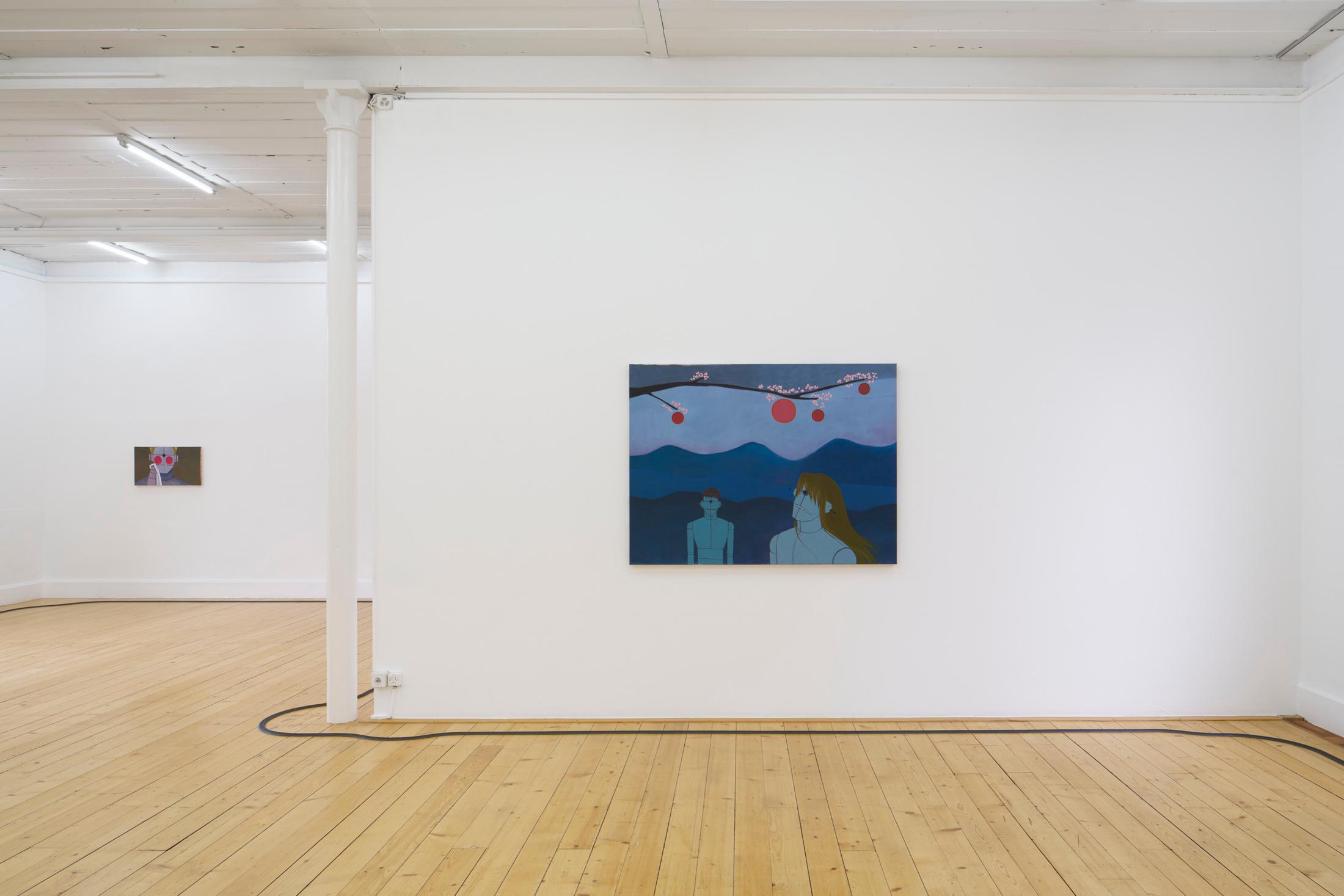 Exhibition View Duo Show Azize Ferizi and Jeremy «Spring / Summer 25» at Kunsthalle Friart, Fribourg, 2025 / Photo: Guillaume Python / Courtesy: the artists and Kunsthalle Friart Fribourg
