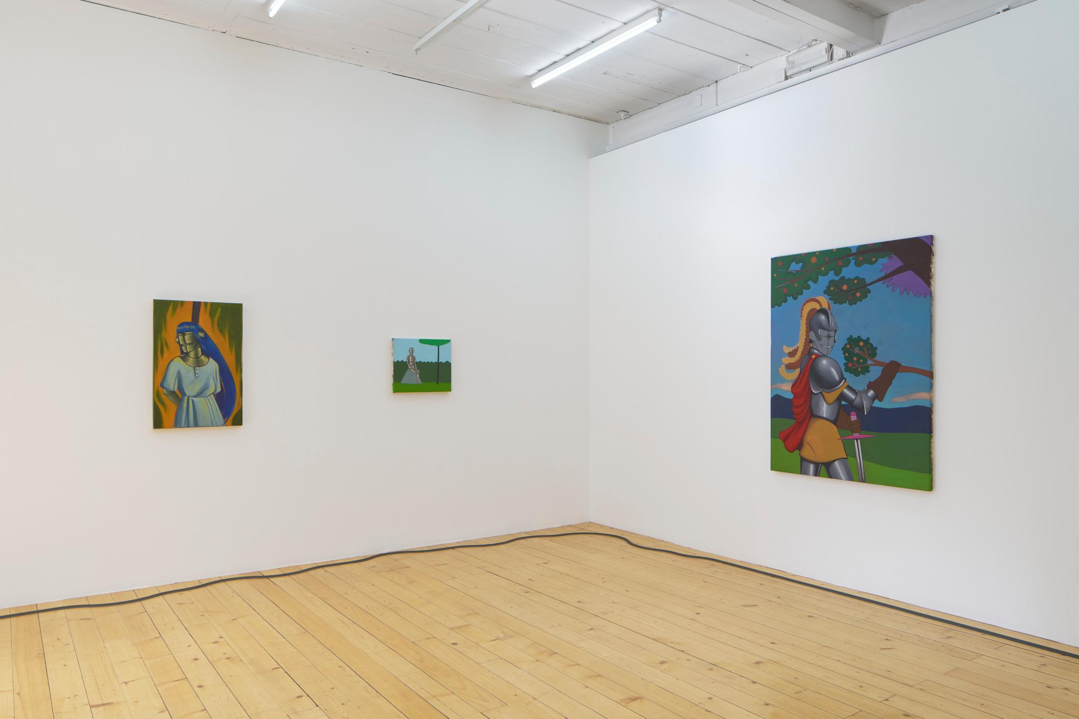 Exhibition View Duo Show Azize Ferizi and Jeremy «Spring / Summer 25» at Kunsthalle Friart, Fribourg, 2025 / Photo: Guillaume Python / Courtesy: the artists and Kunsthalle Friart Fribourg