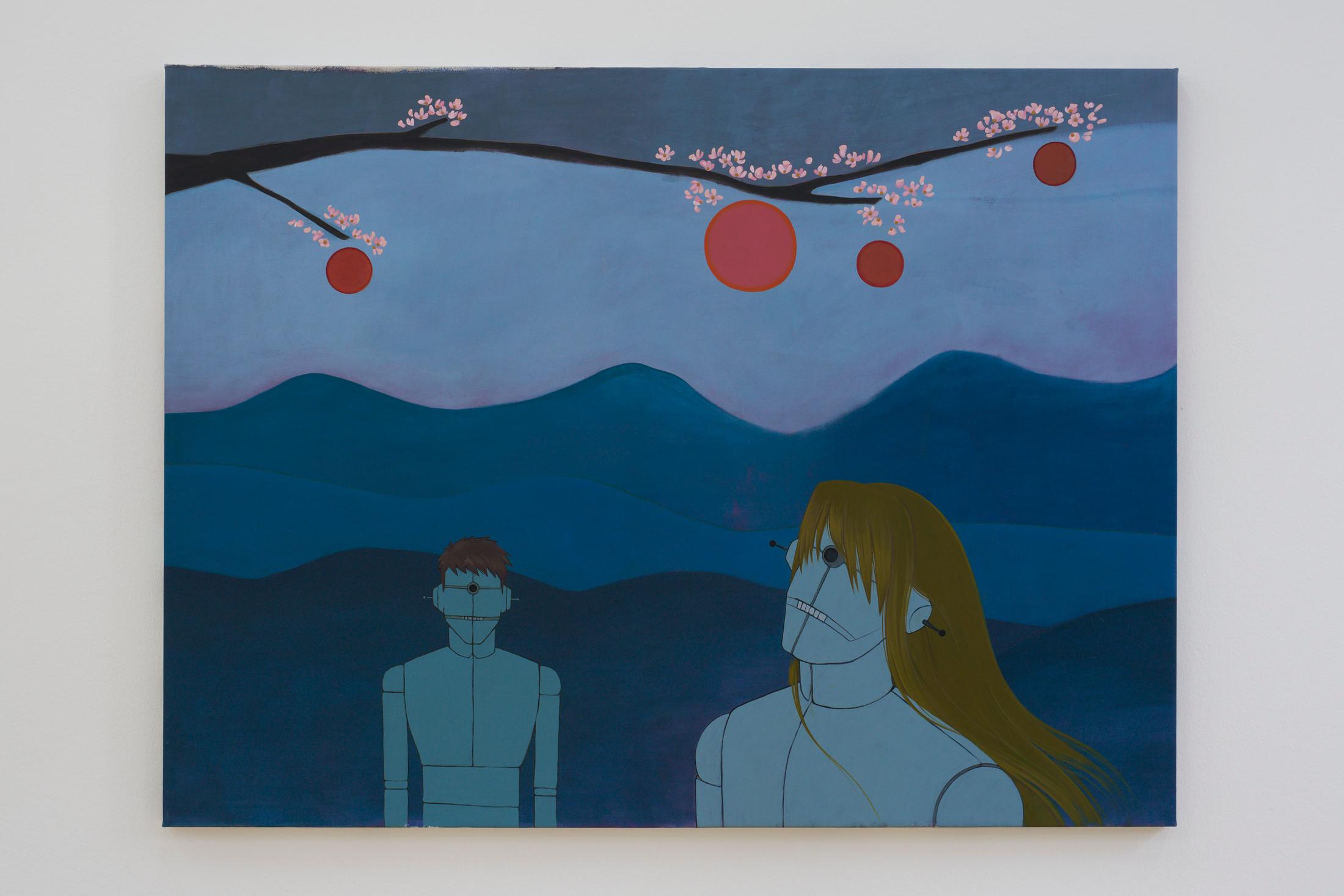 Exhibition View Duo Show Azize Ferizi and Jeremy «Spring / Summer 25 ; view on Jeremy, Le fruit, 2025» at Kunsthalle Friart, Fribourg, 2025 / Photo: Guillaume Python / Courtesy: the artists and Kunsthalle Friart Fribourg