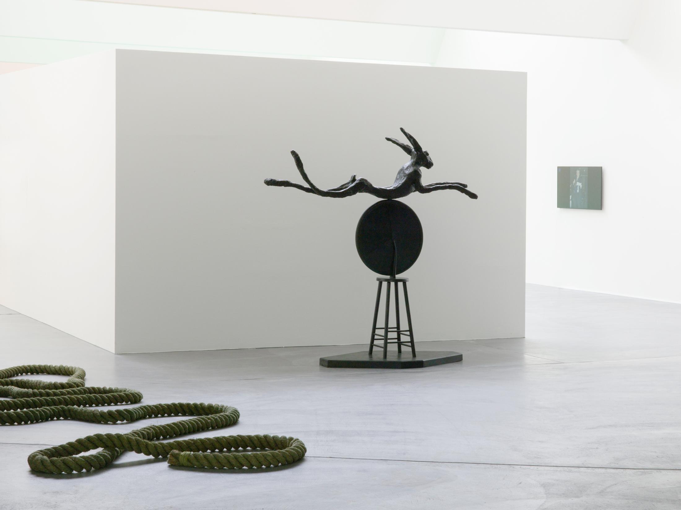 Exhibition View Barry Flanagan Solo Show at von Bartha, Basel, 2021 / Photo: Simon Schwyzer / Courtesy: The Estate of Barry Flanagan and von Bartha