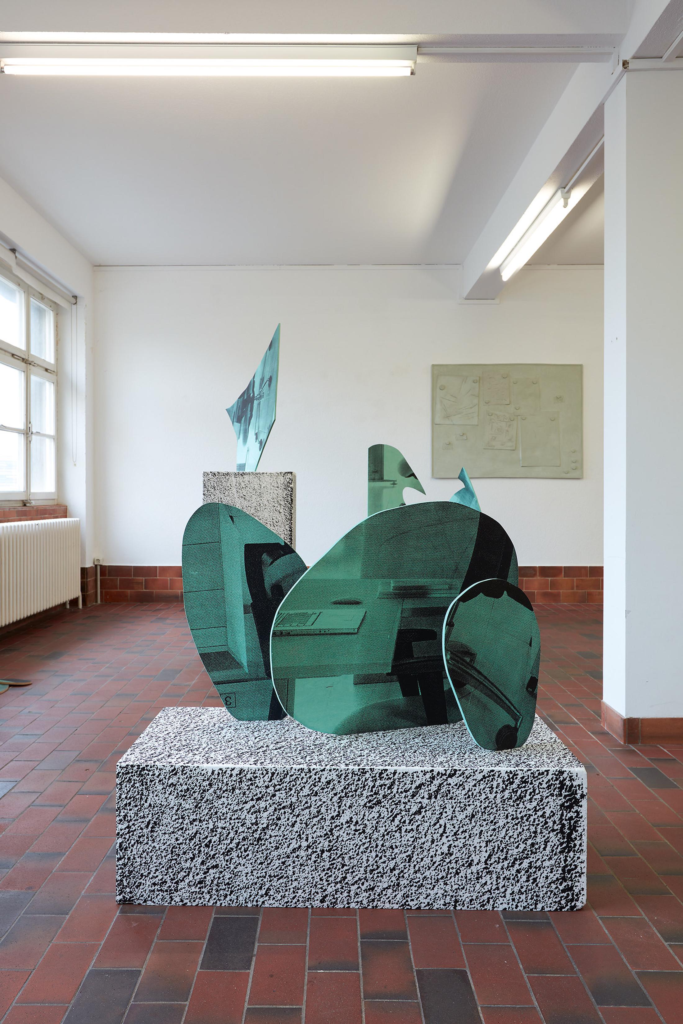 Exhibition View Bastien Aubry Solo Show «L'imbécile heureux» at Mayday, Basel, 2021 / Photo: Moritz Schermbach / Courtesy: the artist and Mayday