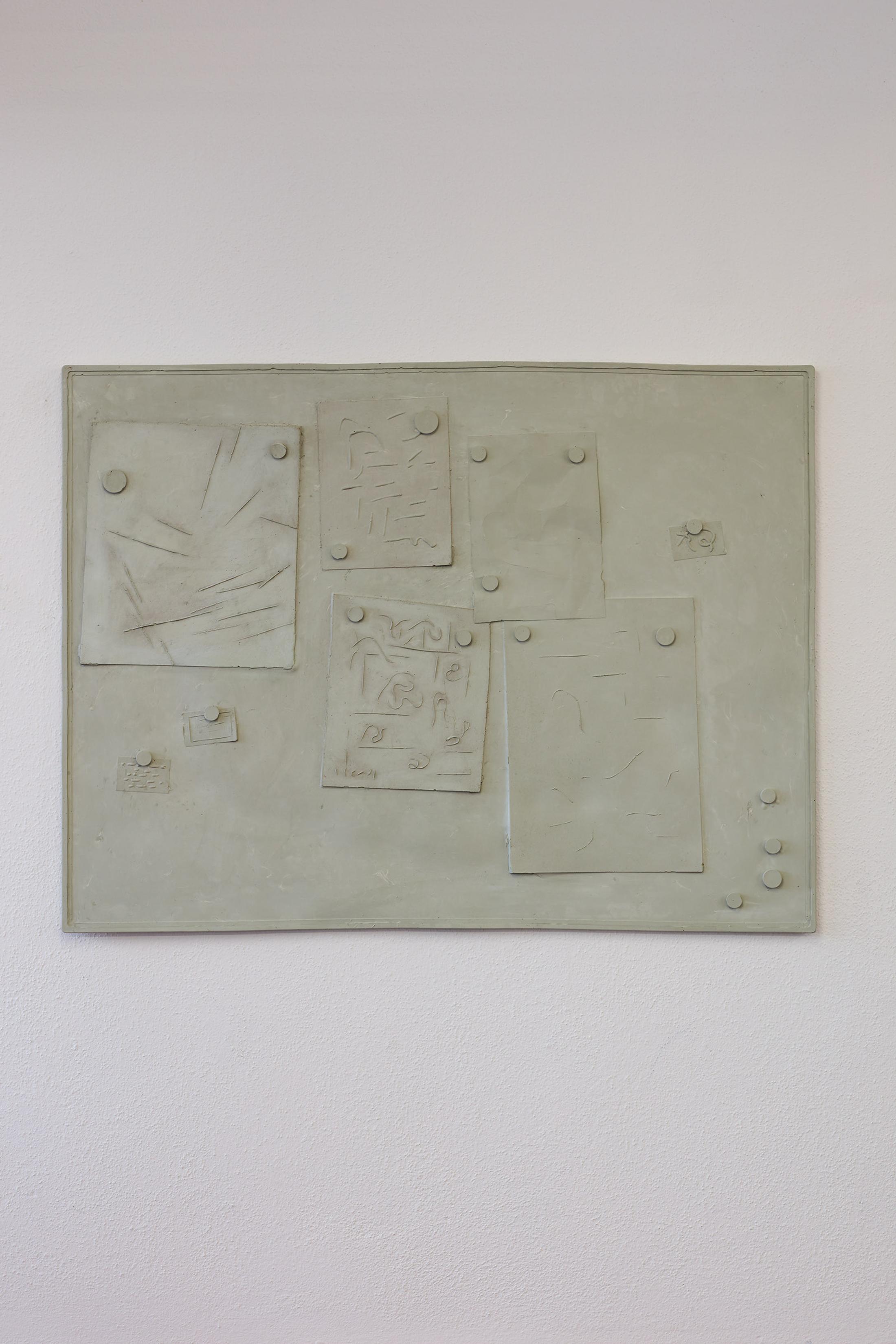 Exhibition View Bastien Aubry Solo Show «L'imbécile heureux; view on Bastien Aubry, Magnetic World, 2021» at Mayday, Basel, 2021 / Photo: Moritz Schermbach / Courtesy: the artist and Mayday