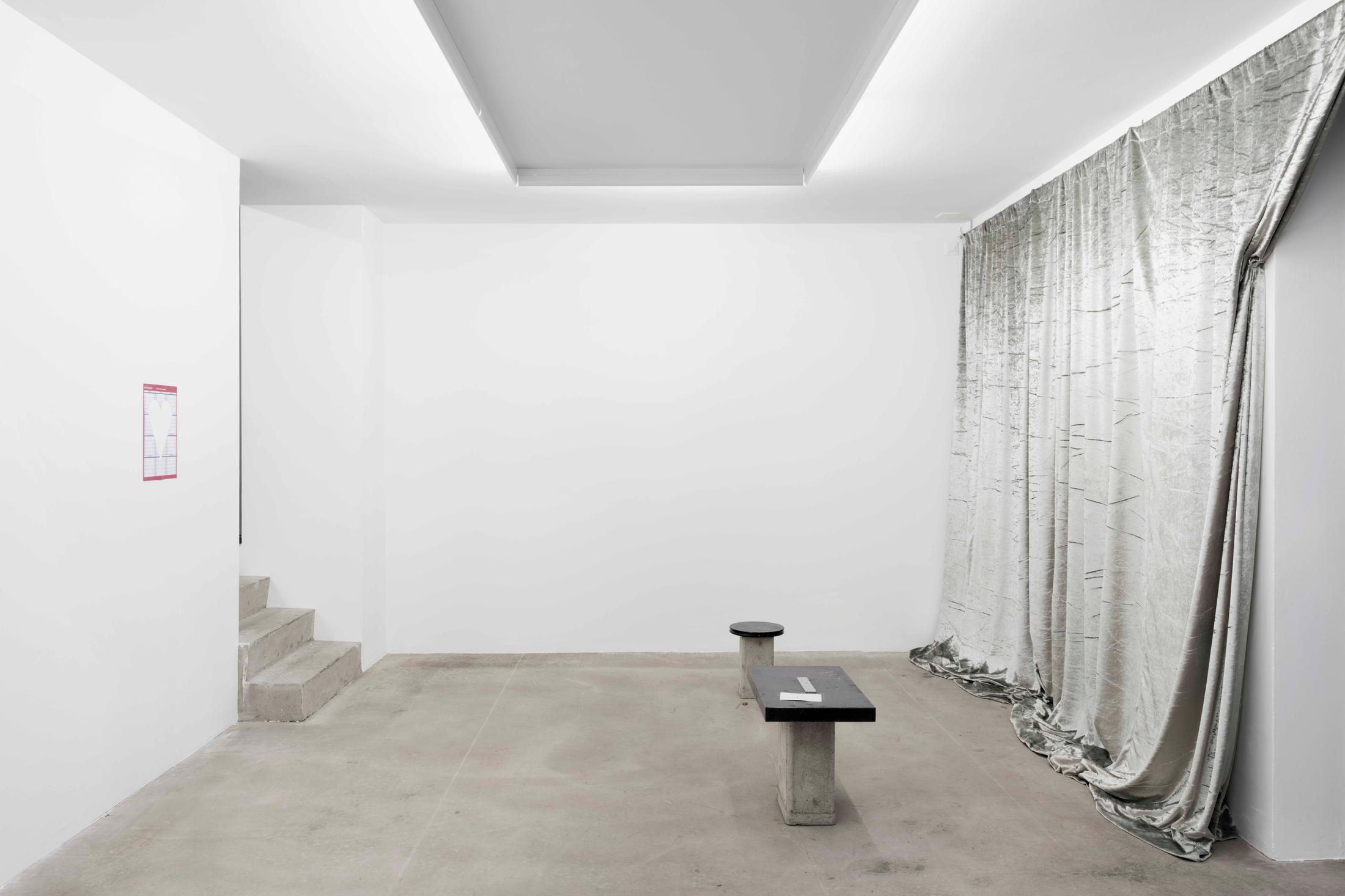 Exhibition View Bea Orlandi and Arnaud Wohlhauser Joint Exhibition «L'Avanspettacolo» at GALERIE PHILIPPZOLLINGER, Zurich, 2020 / Photo: Conradin Frei / Courtesy: the artists and GALERIE PHILIPPZOLLINGER