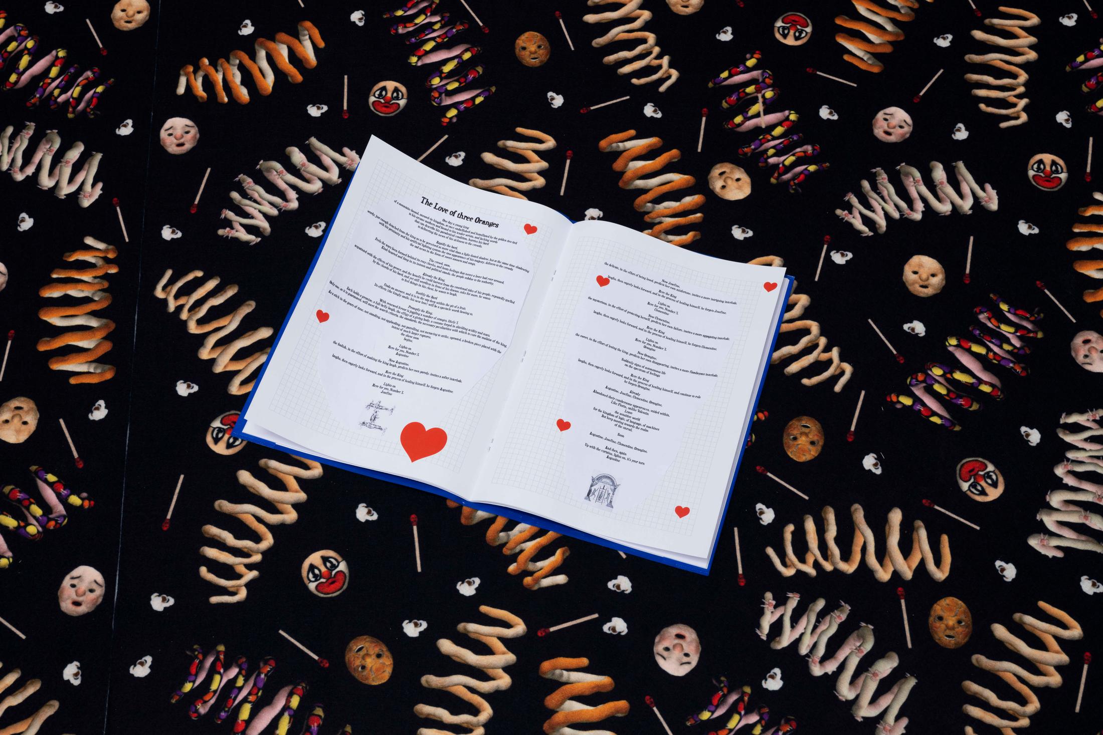 Exhibition View Bea Orlandi and Arnaud Wohlhauser Joint Exhibition «L'Avanspettacolo; view on Bea Orlandi, The Love of Three Oranges, 2020» at GALERIE PHILIPPZOLLINGER, Zurich, 2020 / Photo: Conradin Frei / Courtesy: the artists and GALERIE PHILIPPZOLLINGER