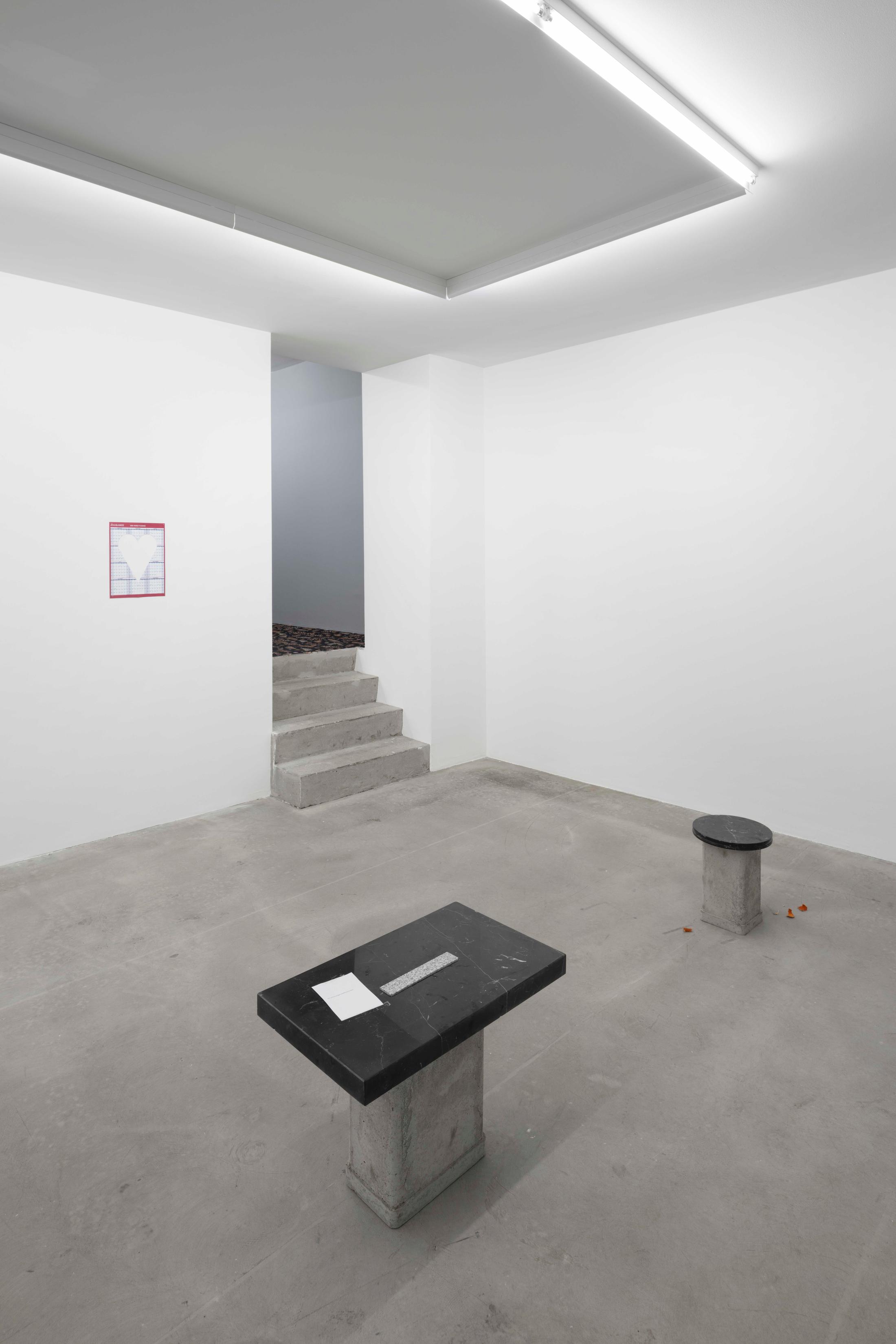 Exhibition View Bea Orlandi and Arnaud Wohlhauser Joint Exhibition «L'Avanspettacolo» at GALERIE PHILIPPZOLLINGER, Zurich, 2020 / Photo: Conradin Frei / Courtesy: the artists and GALERIE PHILIPPZOLLINGER