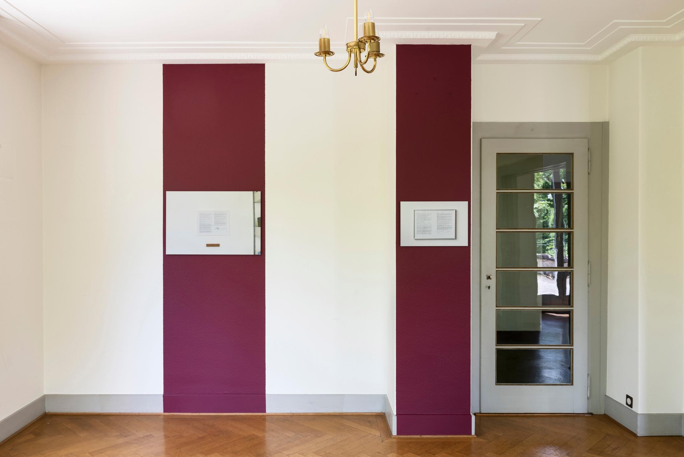 Exhibition View Bea Schlingelhoff Soloshow «soft mime win» at Cherish, Geneva, 2020 / Photo: James Bantone / Courtesy: the artist and Cherish