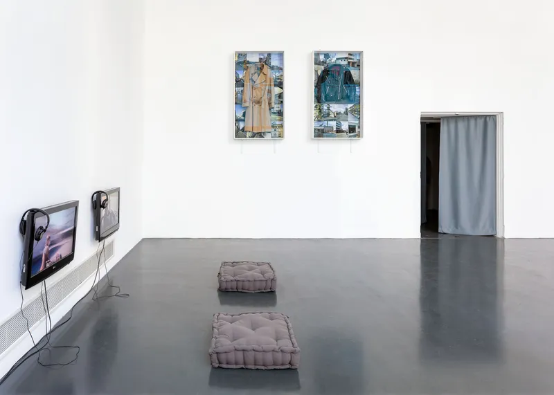 Exhibition View Beatrice Marchi and Mia Sanchez Duo Show «La Città e i Perdigiorno» at Istituto Svizzero, Milan, 2021 / Photo: Giulio Boem / Courtesy: the artists and Instituto Svizzero