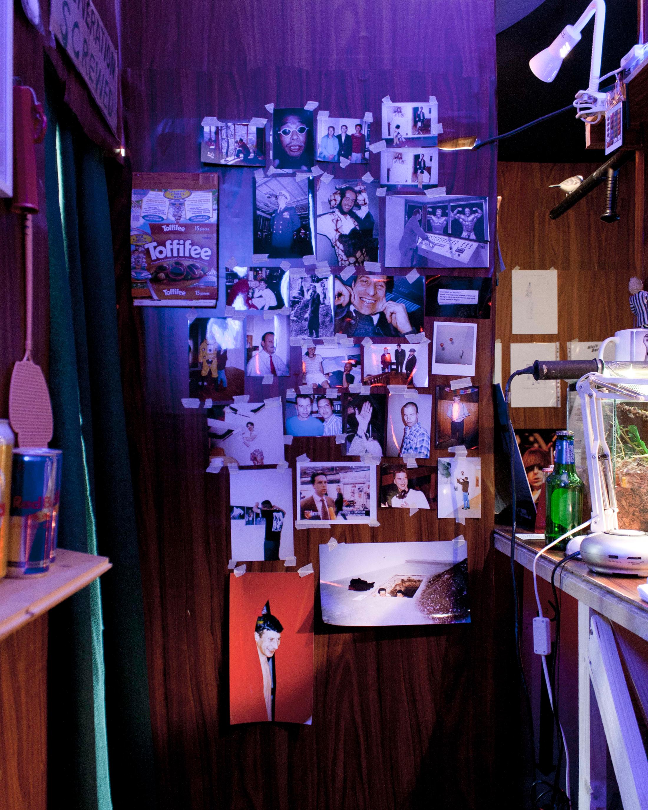 Exhibition View Beni Bischof "Nici's Bar" at Galerie Nicola von Senger 2018