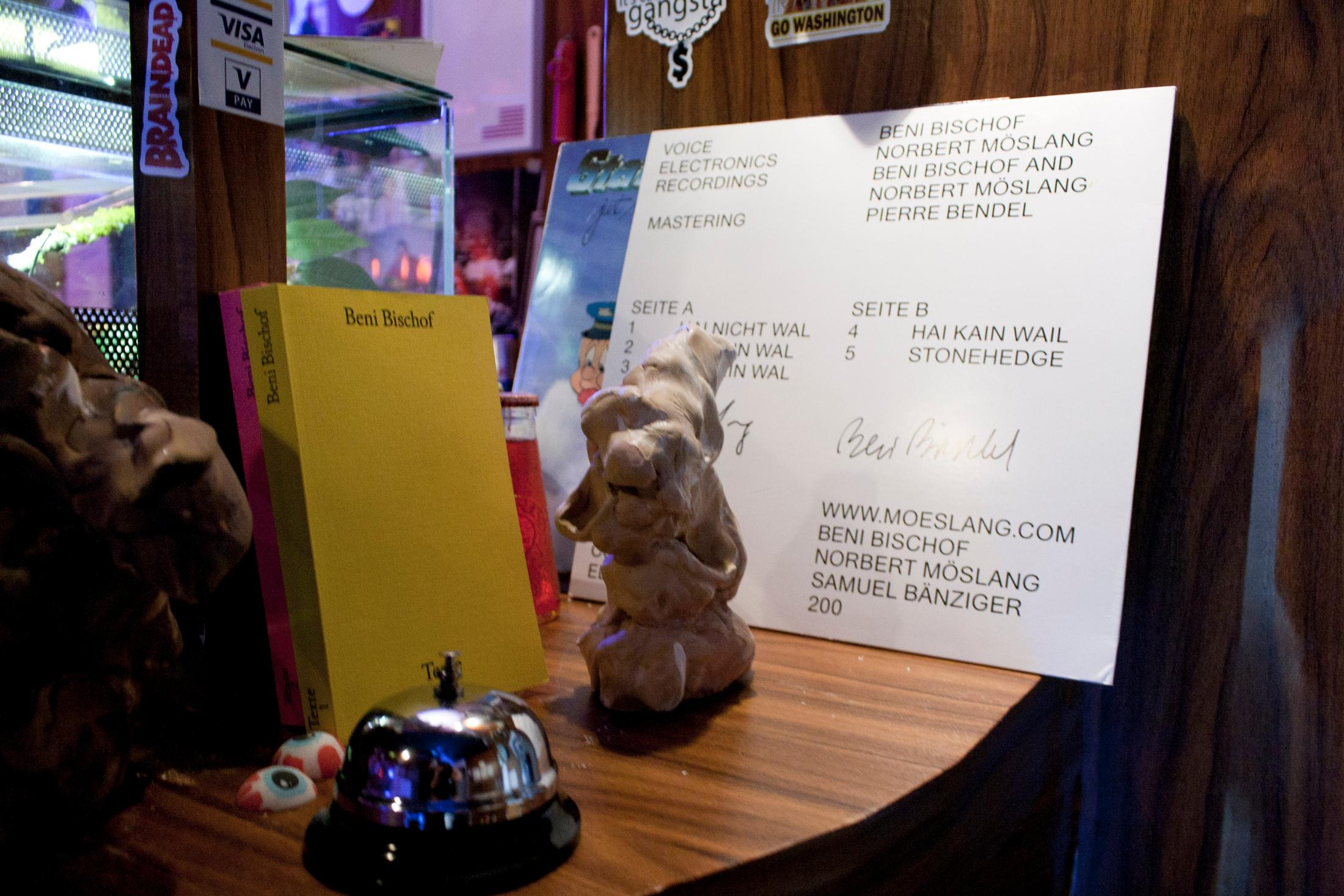 Exhibition View Beni Bischof "Nici's Bar" at Galerie Nicola von Senger 2018