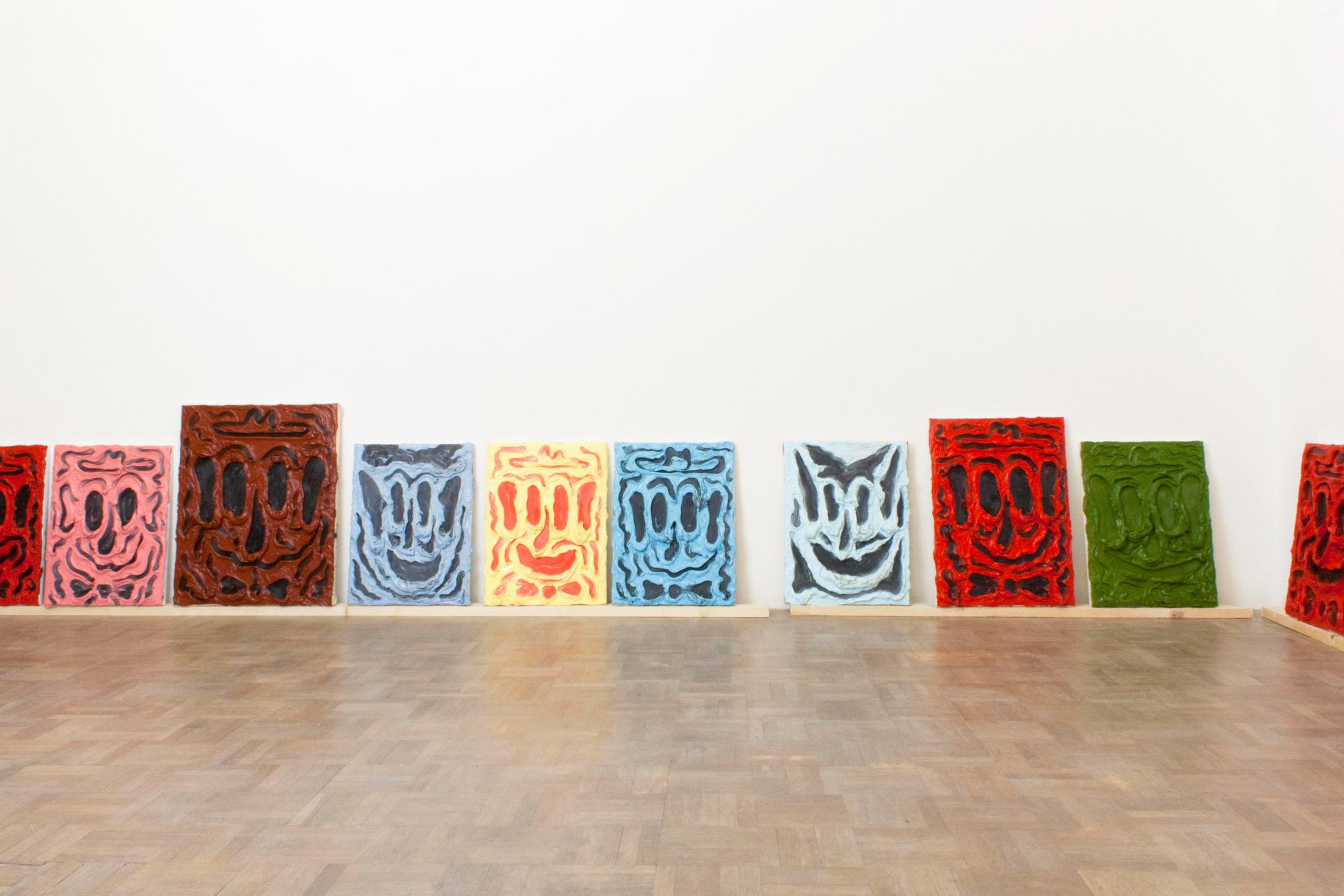 Exhibition View Beni Bischof "Nici's Bar" at Galerie Nicola von Senger 2018